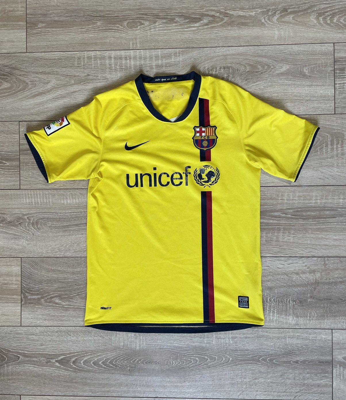 Nike × Vintage NIKE BARCELONA 2008/2009 AWAY SHIRT JERSEY BLOKECORE RARE Size US S / EU 44-46 / 1 - 1 Thumbnail
