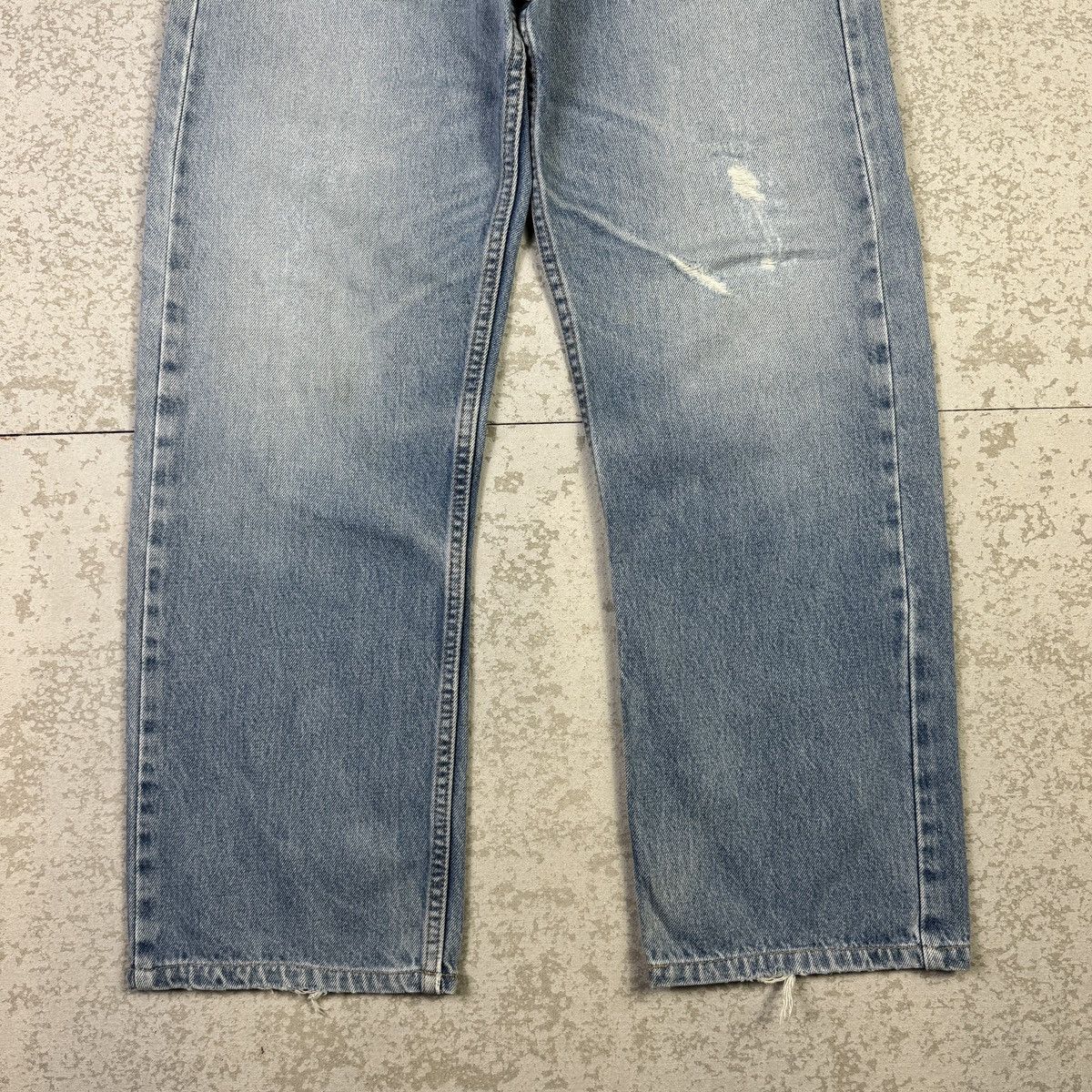 Levi's 💥Vintage 90s Levis 612 Orange Tab Blue Washed Denim Pant Size US 29 - 6 Thumbnail
