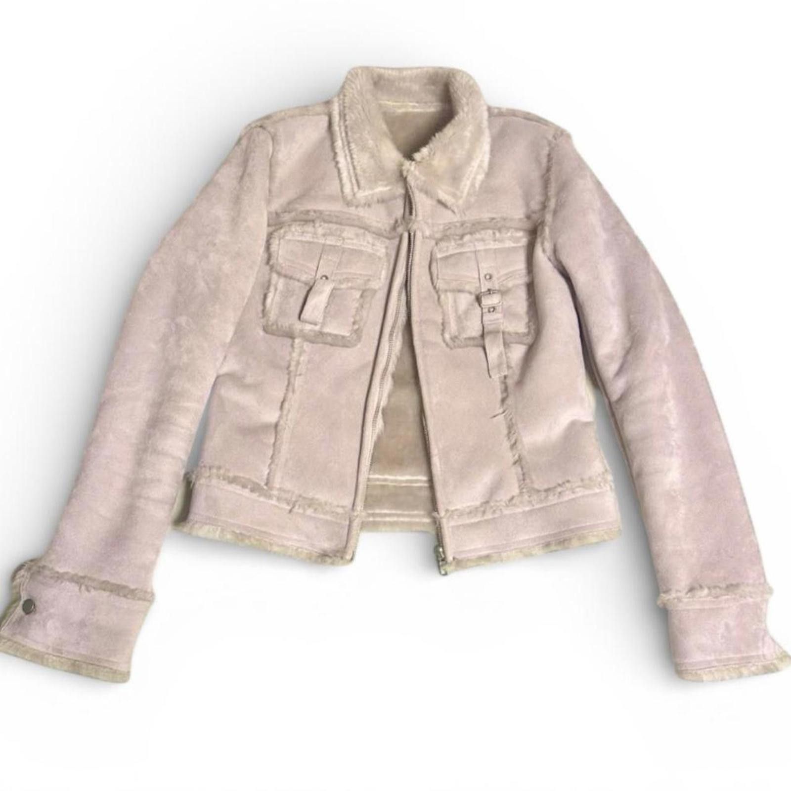 Other Faux leather / fur whimsy coquette baby pink jacket coat Size S / US 4 / IT 40 - 2 Thumbnail