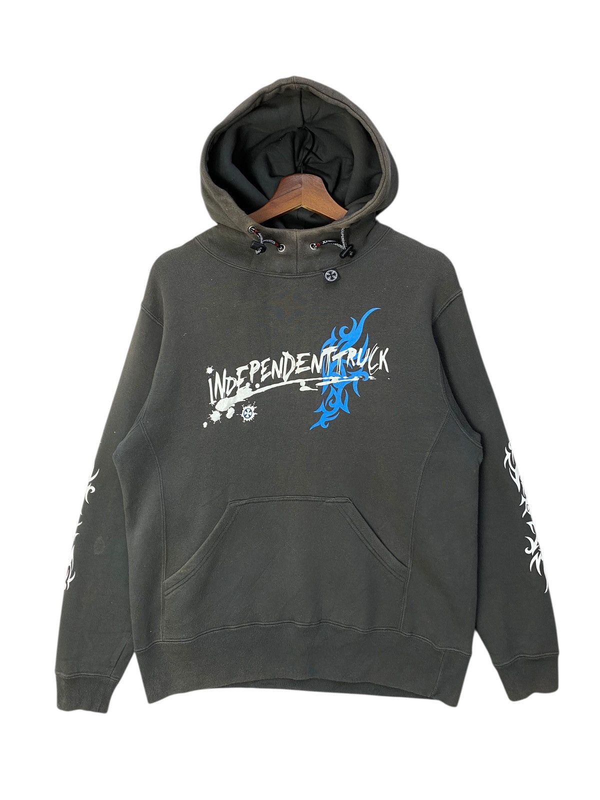 Independent Truck Co. Independent Truck Hoodie Big Spellout Pullover Jumper Size M Size US M / EU 48-50 / 2 - 1 Thumbnail
