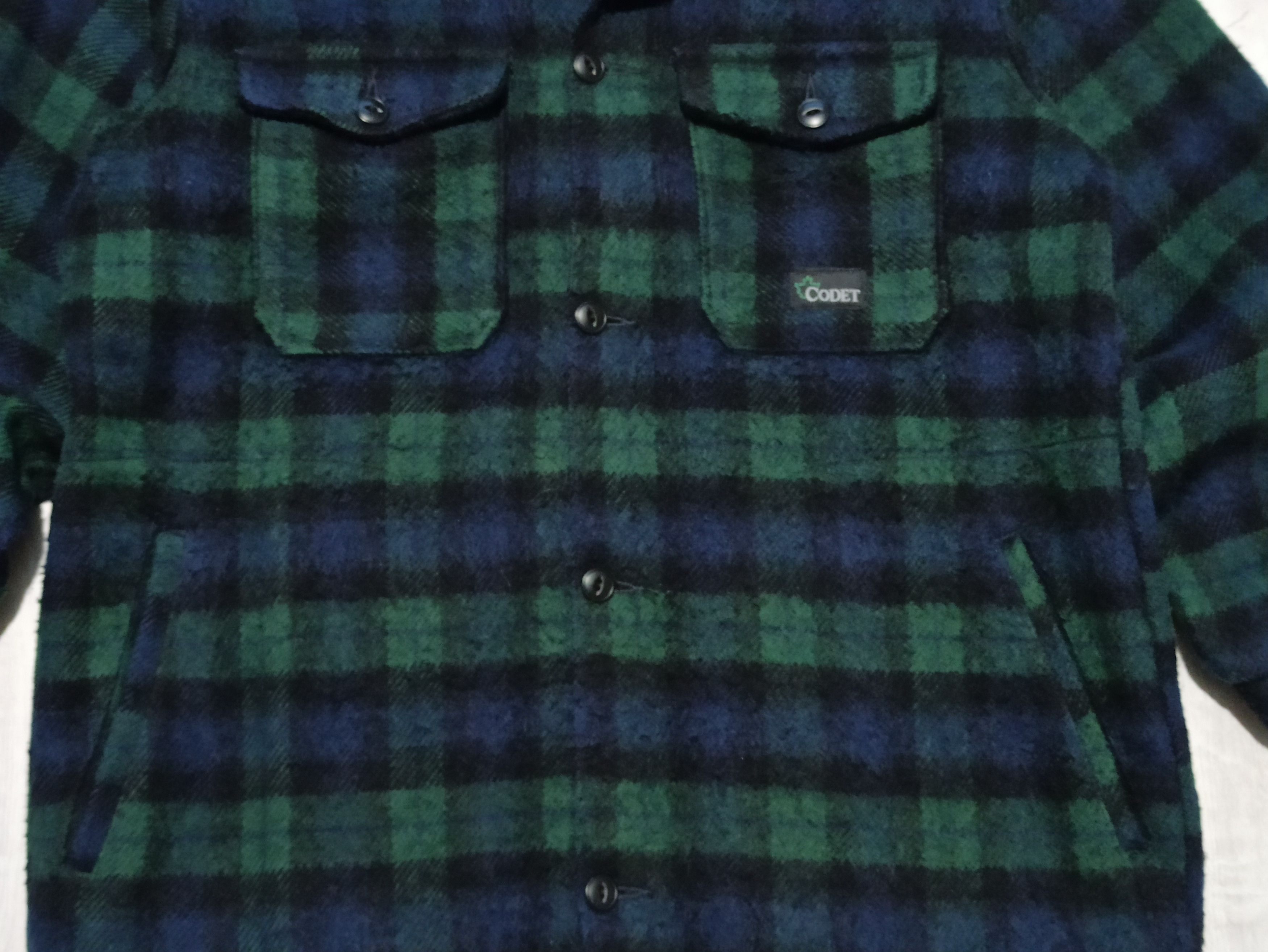 Vintage Vintage Codet Wool Jacket 80s Size US L / EU 52-54 / 3 - 2 Thumbnail