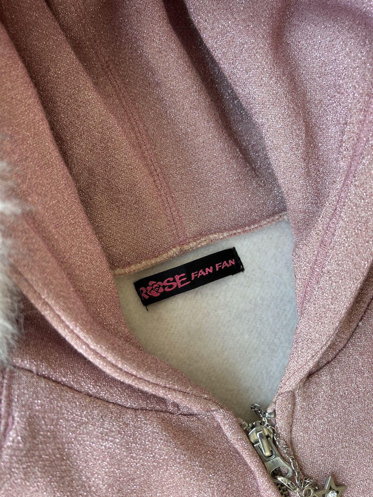 Japanese Brand Y2k Rose Zipper Hoodie Fur Size XS / US 0-2 / IT 36-38 - 9 Thumbnail