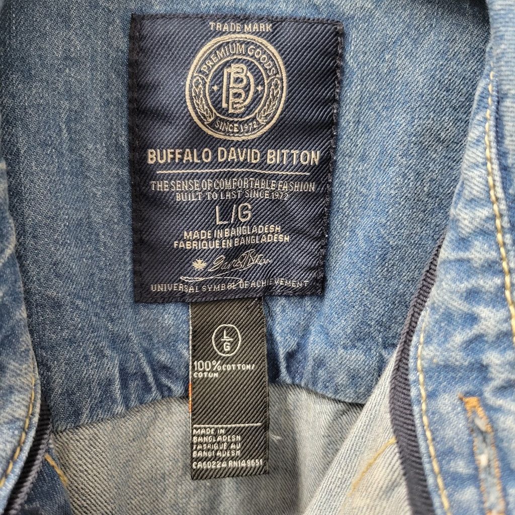 Buffalo David Bitton Buffalo David Bitton Jeremy Men's Denim Shirt Jacket Large Size US L / EU 52-54 / 3 - 10 Thumbnail