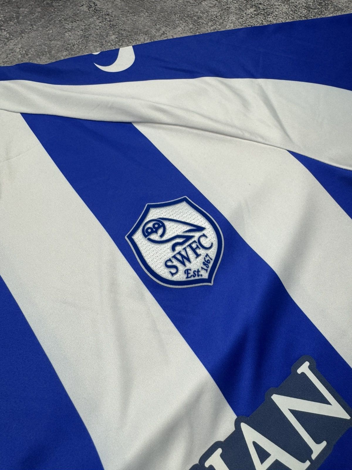 Vintage SHEFFIELD WEDNESDAY 2014/2015 FOOTBALL JERSEY HOME SONDICO Size US XL / EU 56 / 4 - 11 Thumbnail
