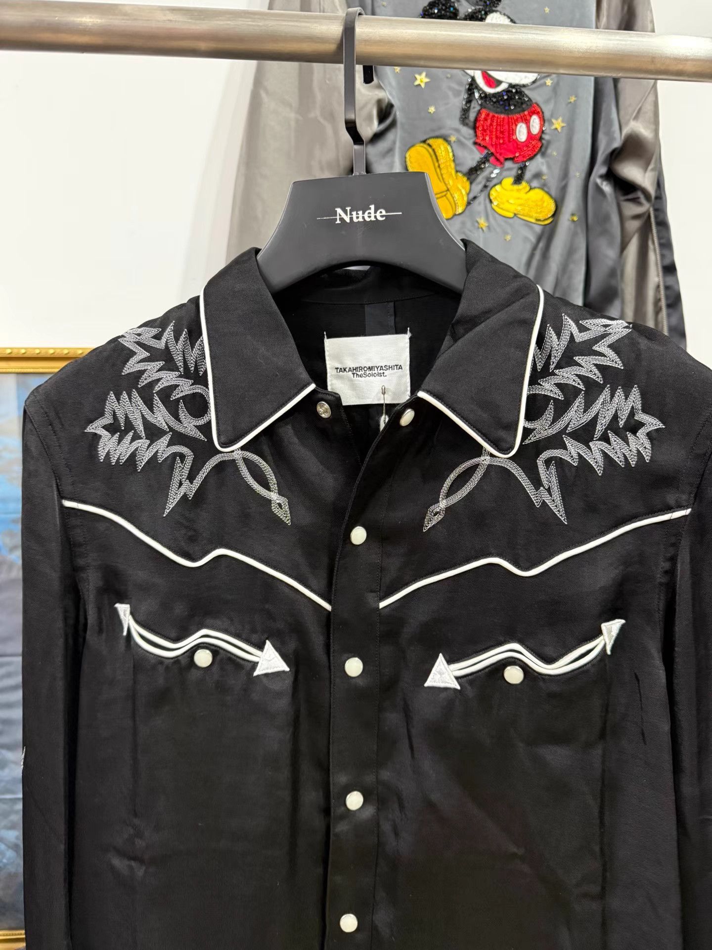 Takahiromiyashita The Soloist. The Soloist 18SS Western Shirt Jewel Buttons K20 Size US S / EU 44-46 / 1 - 2 Thumbnail
