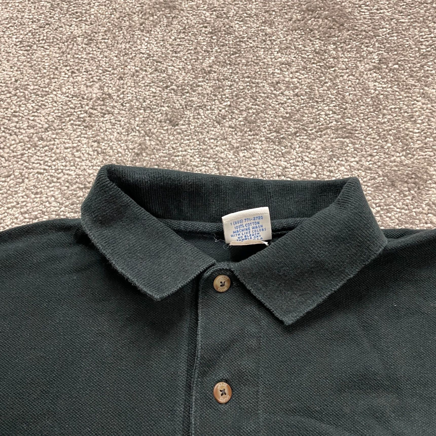 Vintage Crazy Shirts Polo Shirt Mens Small Black 100% Cotton Dragon Martial Arts Classic Polo Shirt S Black Dragon Martial Arts Mens Size US S / EU 44-46 / 1 - 3 Thumbnail