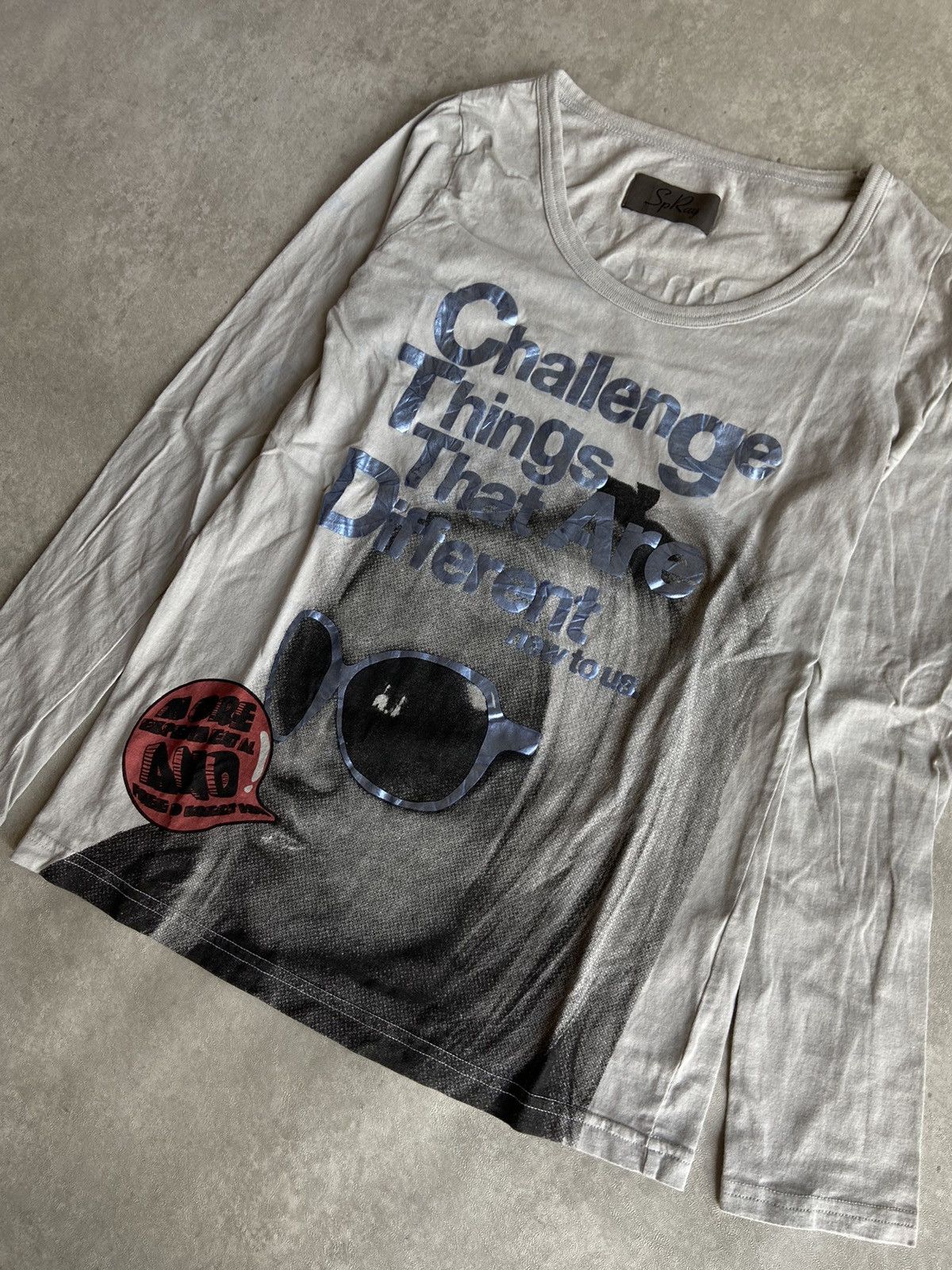 If Six Was Nine × Japanese Brand SpRay Challenge Things That Are Different Longsleeve Size US M / EU 48-50 / 2 - 2 Thumbnail
