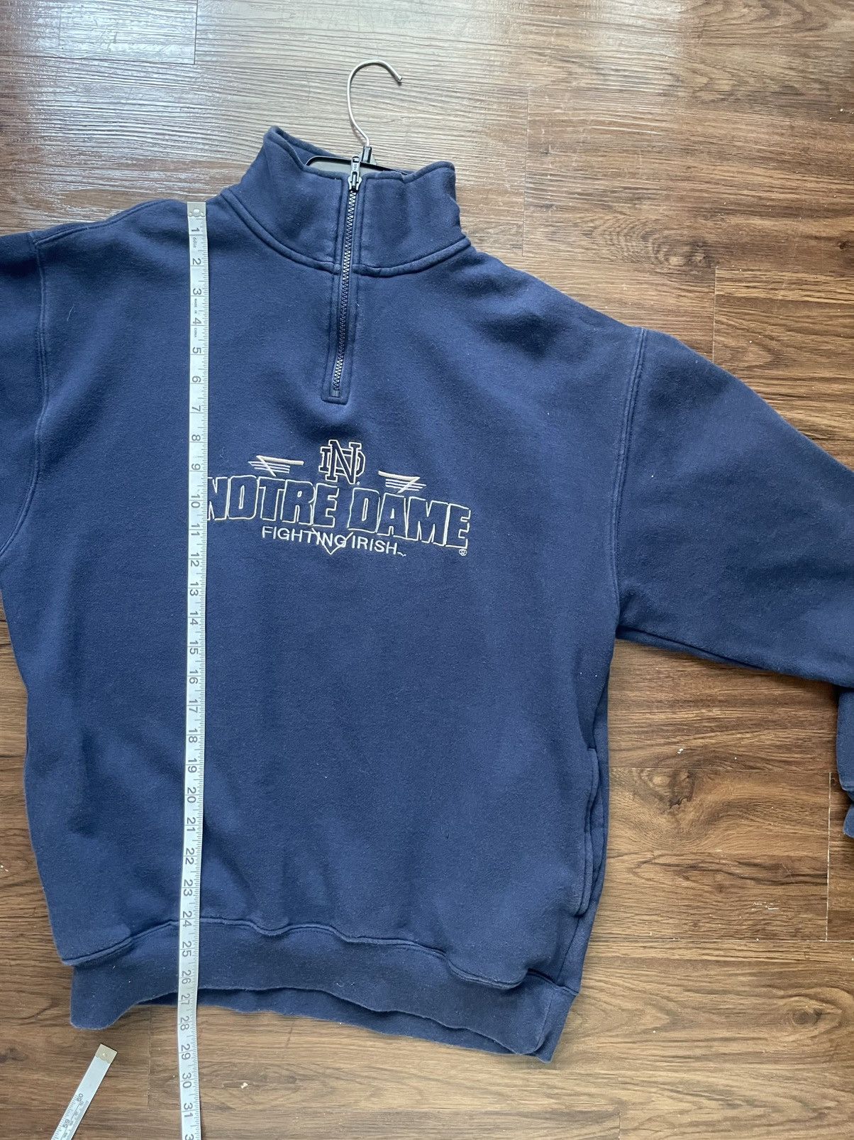 Vintage Cadre Athletic Notre Dame Fighting Irish 1/4 Zip Size US L / EU 52-54 / 3 - 5 Thumbnail