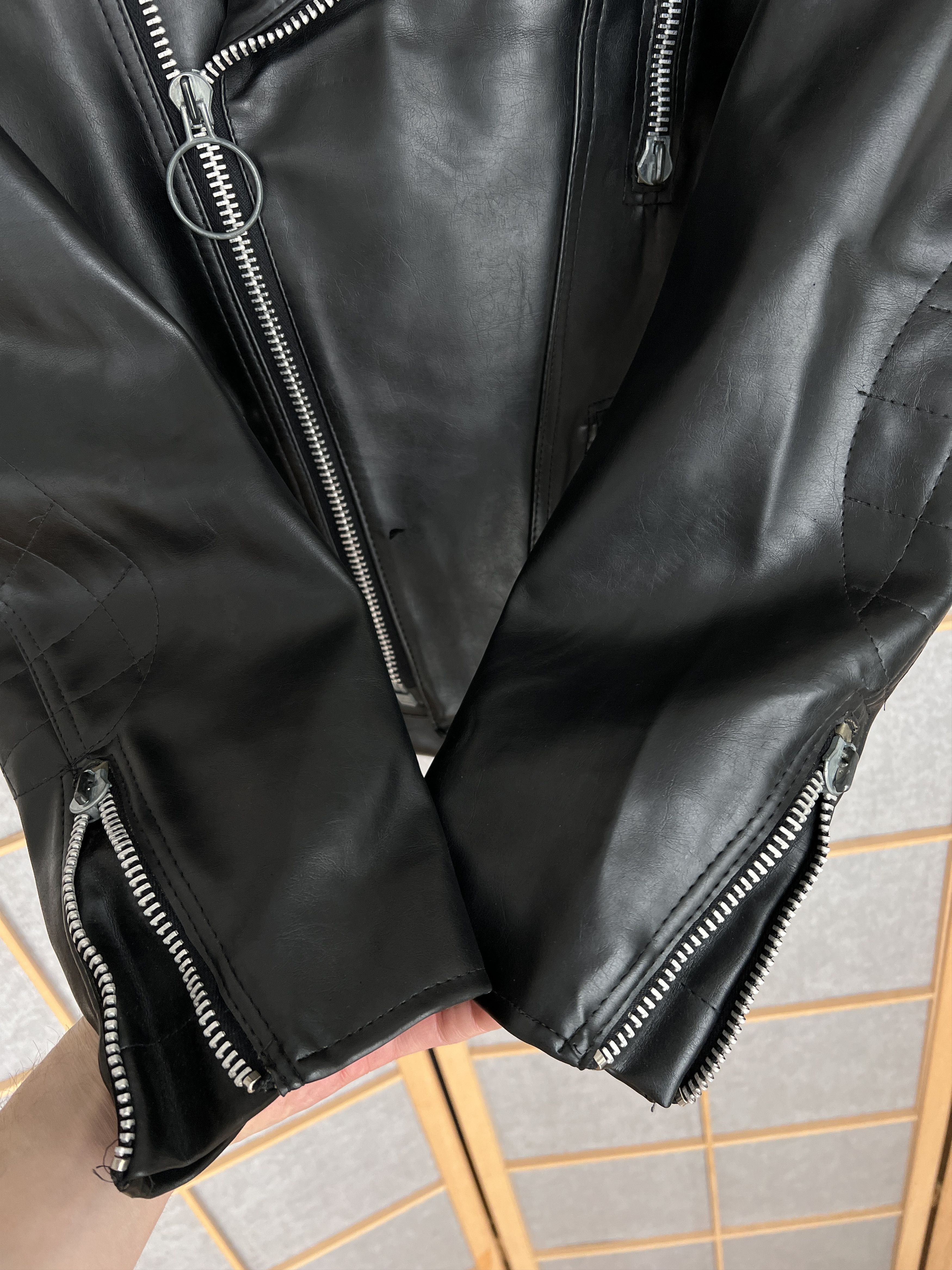 Hysteric Glamour Vegan eco leather 90s Biker jacket bomber opium avant garde Size US M / EU 48-50 / 2 - 14 Thumbnail