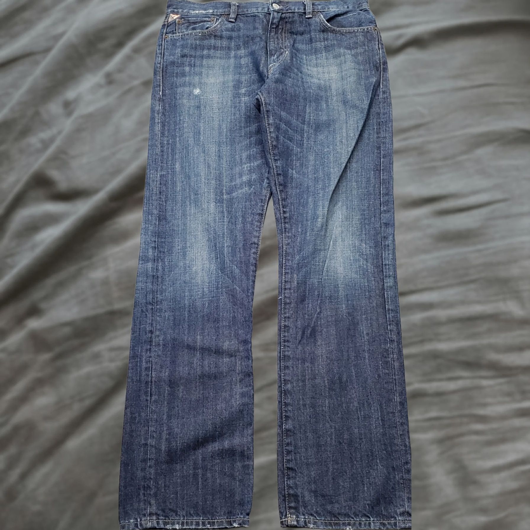 Vintage Denim & Supply Ralph Lauren Jeans Mens 34 Blue Straight Leg Streetwear Size US 34 / EU 50 - 1 Thumbnail