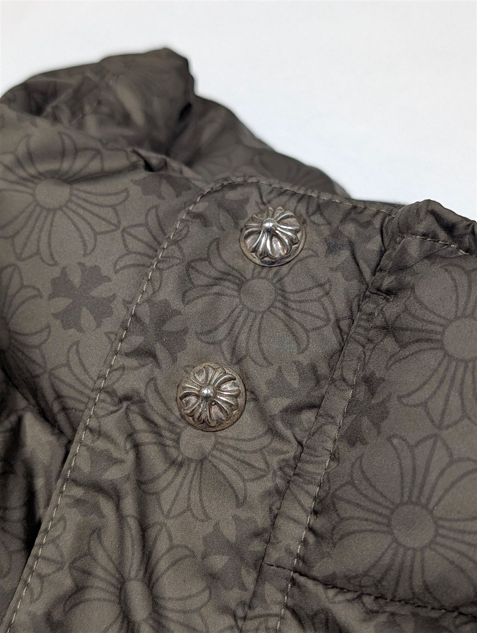 Chrome Hearts Puffer Jacket Stiff V2 Monogram CH Plus Cross Green Jacket Size US L / EU 52-54 / 3 - 4 Thumbnail