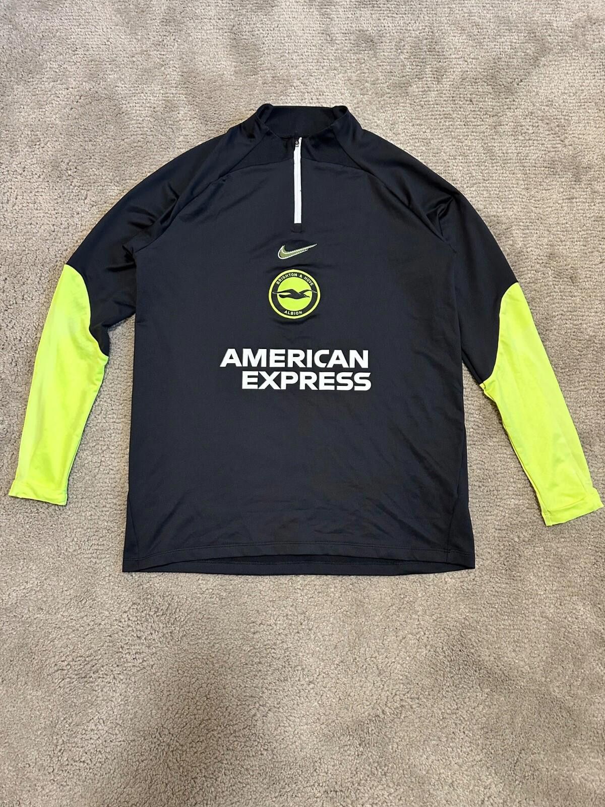 Nike Nike Brighton 2022-23 Football Soccer Drill Top 1/4 Zip Size US L / EU 52-54 / 3 - 1 Thumbnail