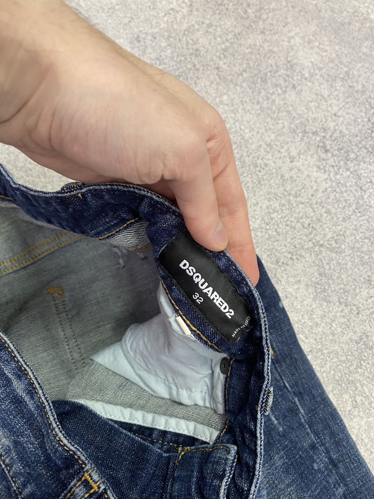 Designer × Dsquared2 × Vintage Vintage Dsquared2 Denim Blue Luxury Jeans Size US 32 / EU 48 - 6 Thumbnail