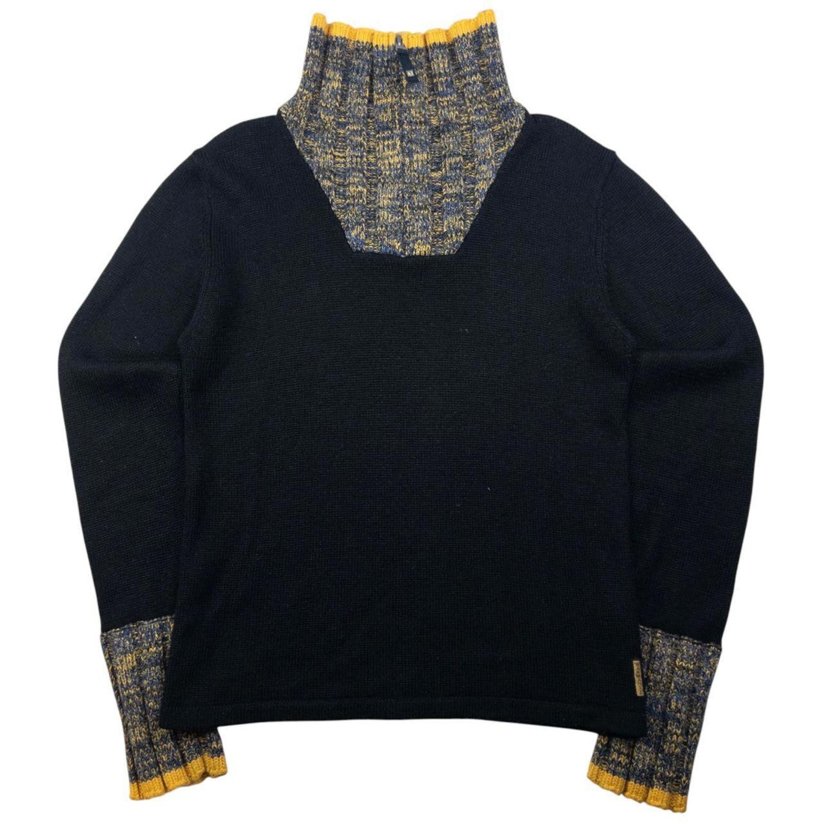 Armani Vintage Armani Jeans Q Zip Knit Jumper Womens Size M Size US M / EU 48-50 / 2 - 3 Thumbnail