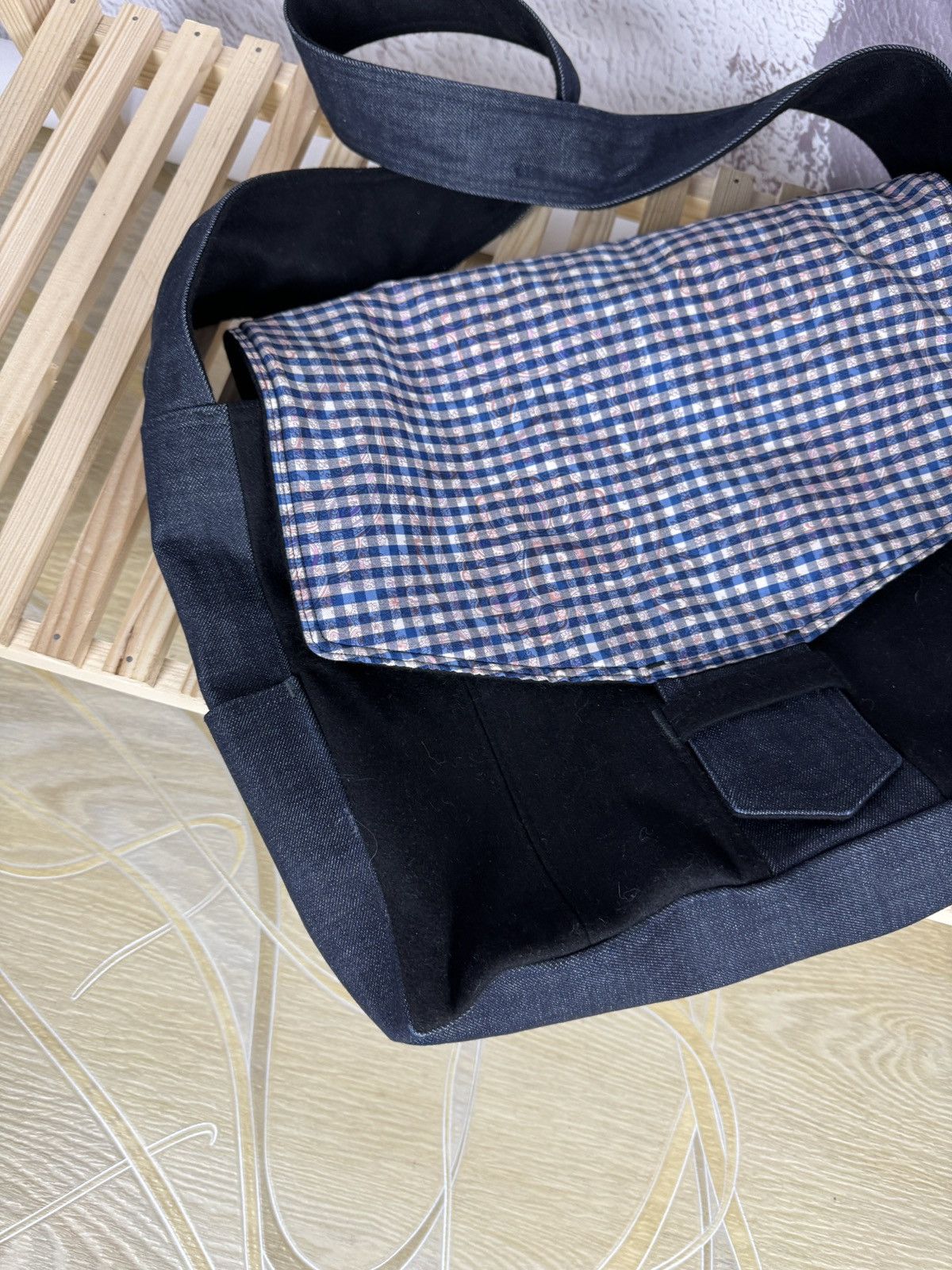 Handmade HANDMADE RARE JAPANESE STYLE MESSENGERBAG Size ONE SIZE - 4 Thumbnail