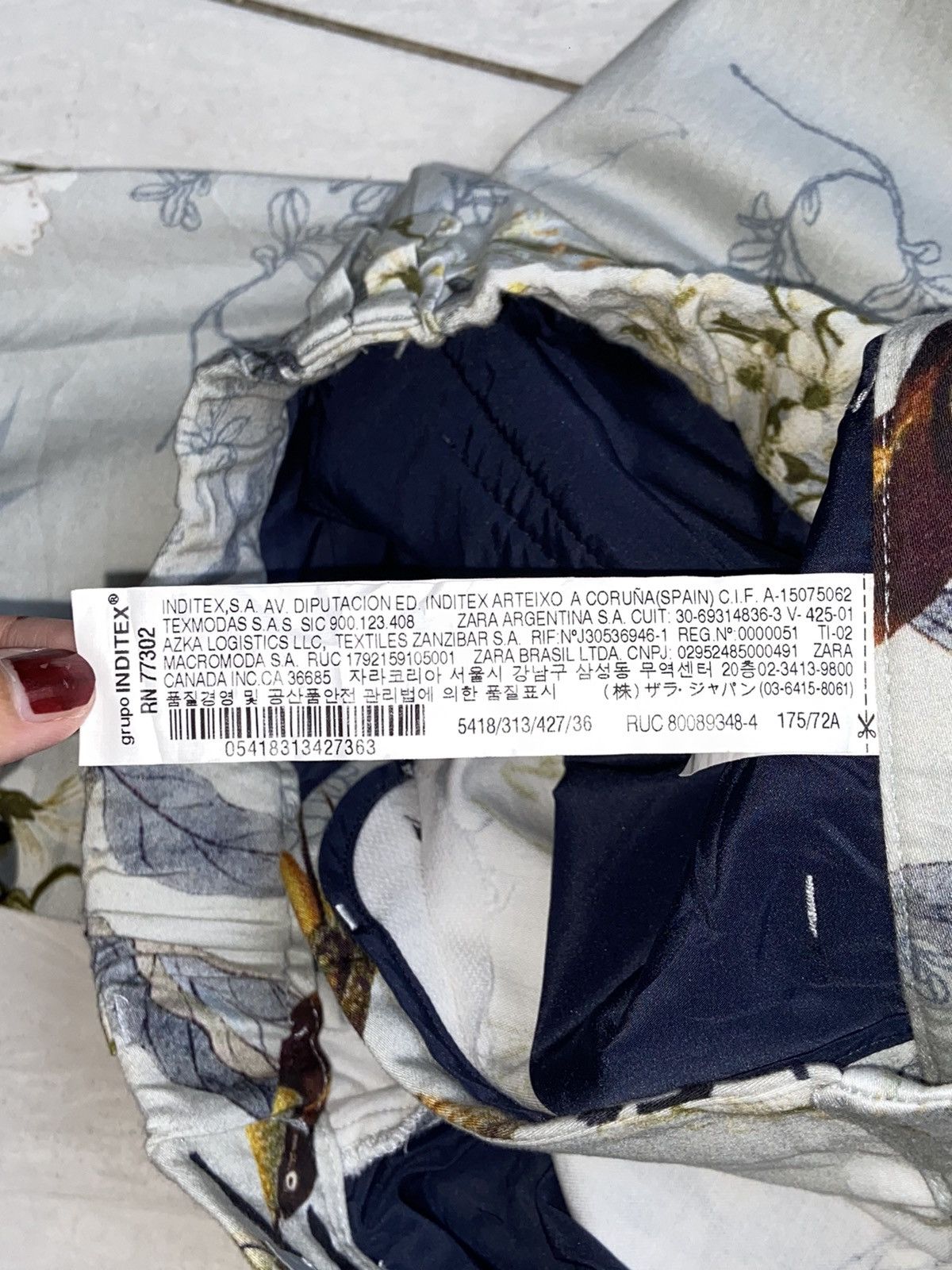 Zara ZARA MAN Flower Patterned Pants Size US 26 / EU 42 - 9 Thumbnail