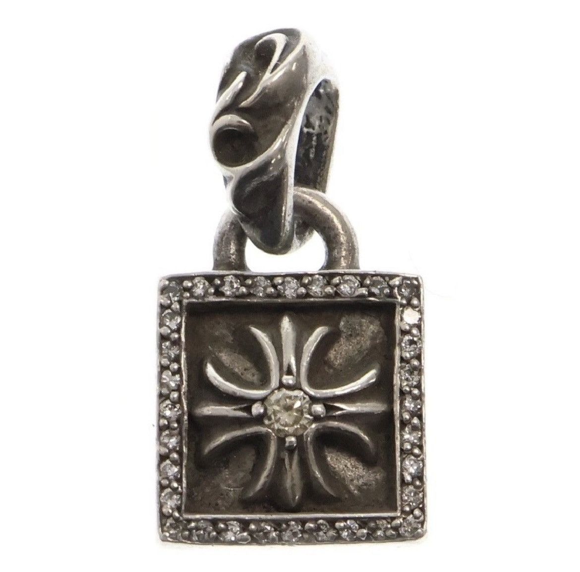 Chrome Hearts CHROME HEARTS CH Plus PAVE Diamond Charm Necklace Size ONE SIZE - 1 Thumbnail