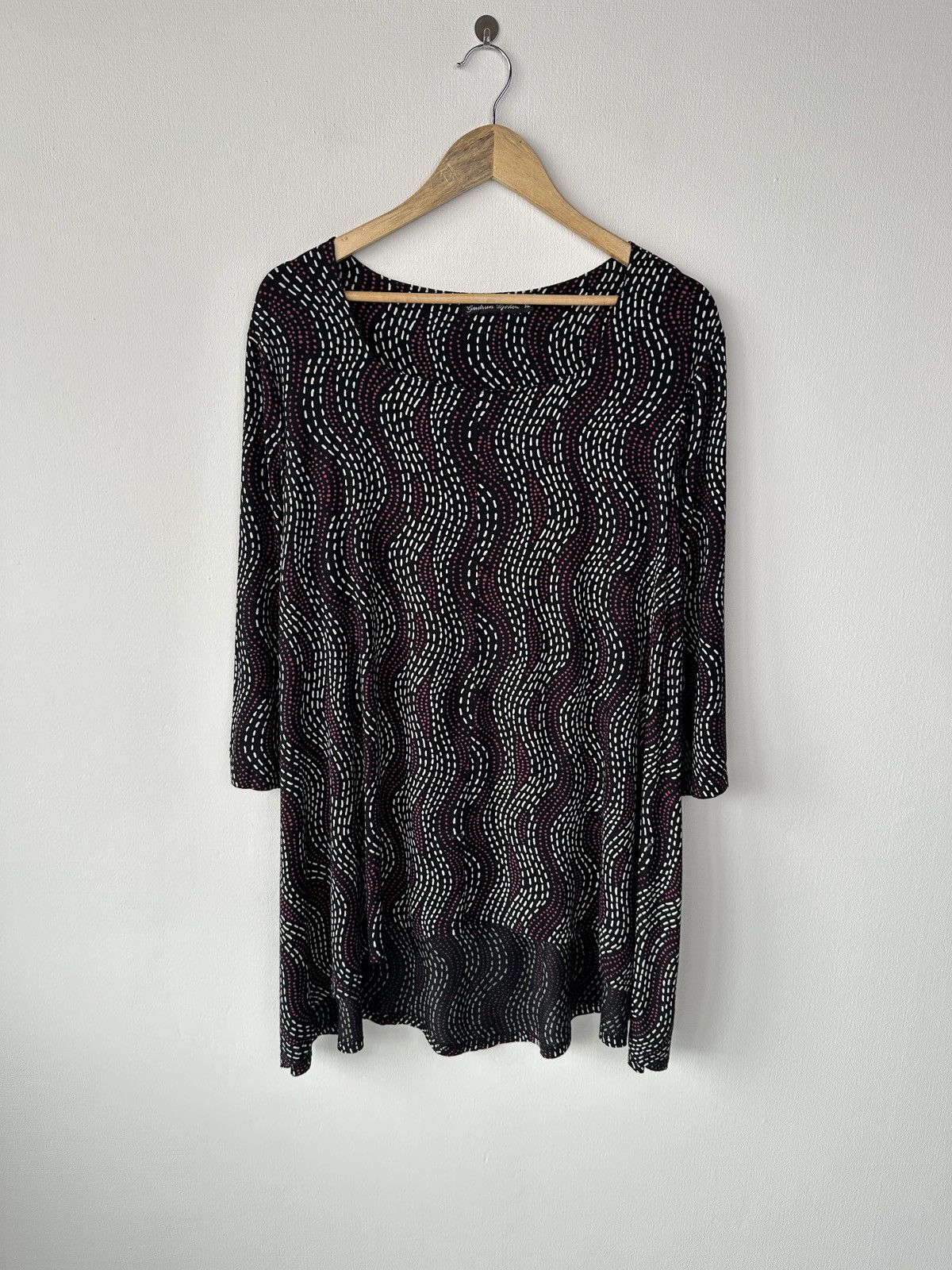 Gudrun Sjoden GUDRUN SJODEN Micromodal Tunic Top Blouse Wave Print Size XL Size XL / US 12-14 / IT 48-50 - 1 Thumbnail