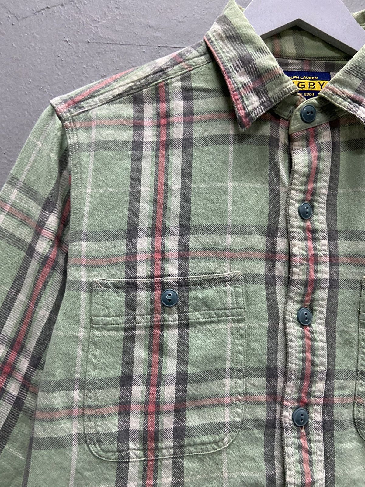 Japanese Brand RALPH LAUREN RUGBY BUTTON UP FLANELL Size US S / EU 44-46 / 1 - 3 Thumbnail