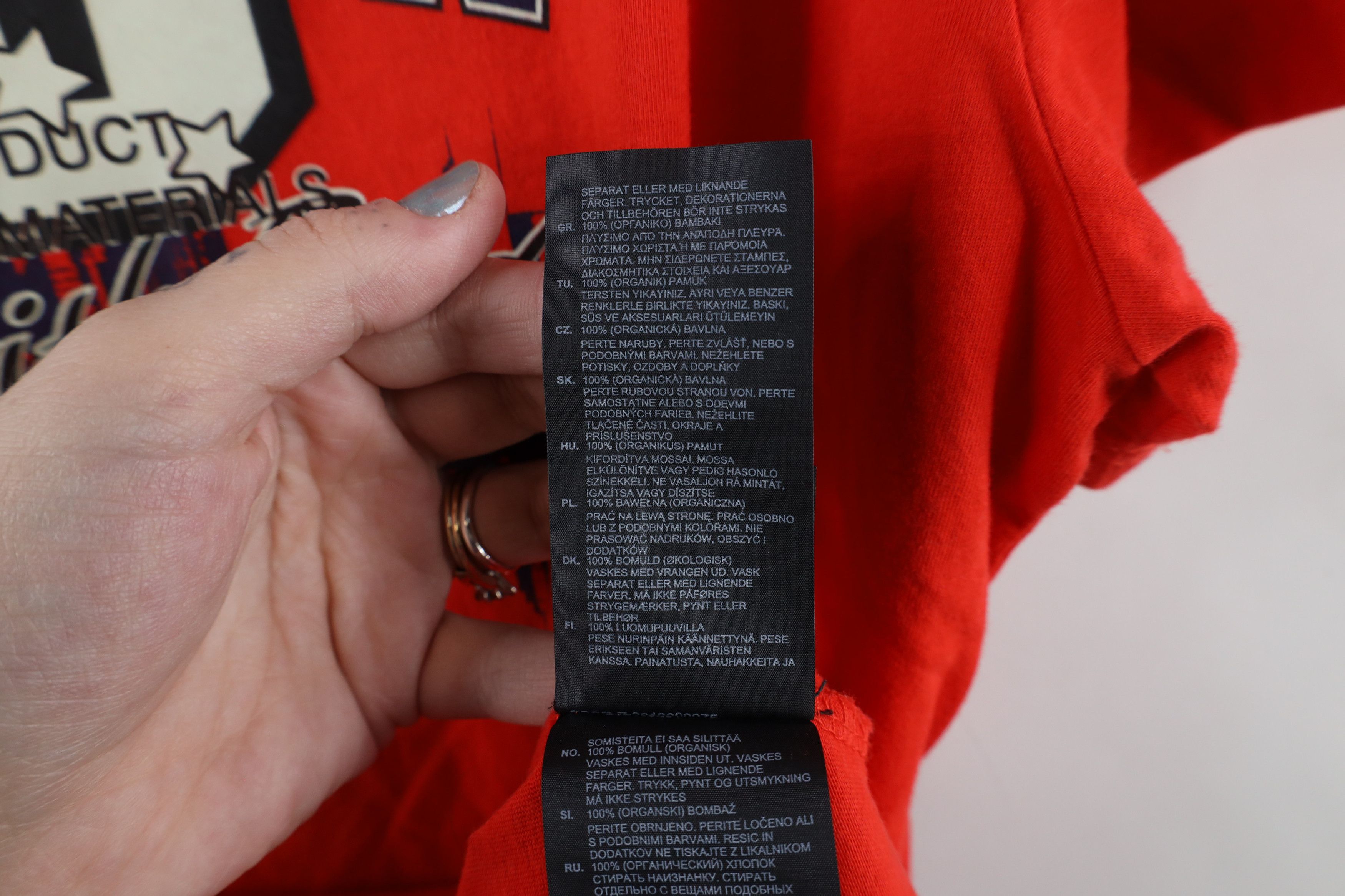 G-Star × Vintage G Star Raw Denim Spell Out Short Sleeve T-Shirt Red Cotton Size US L / EU 52-54 / 3 - 8 Thumbnail