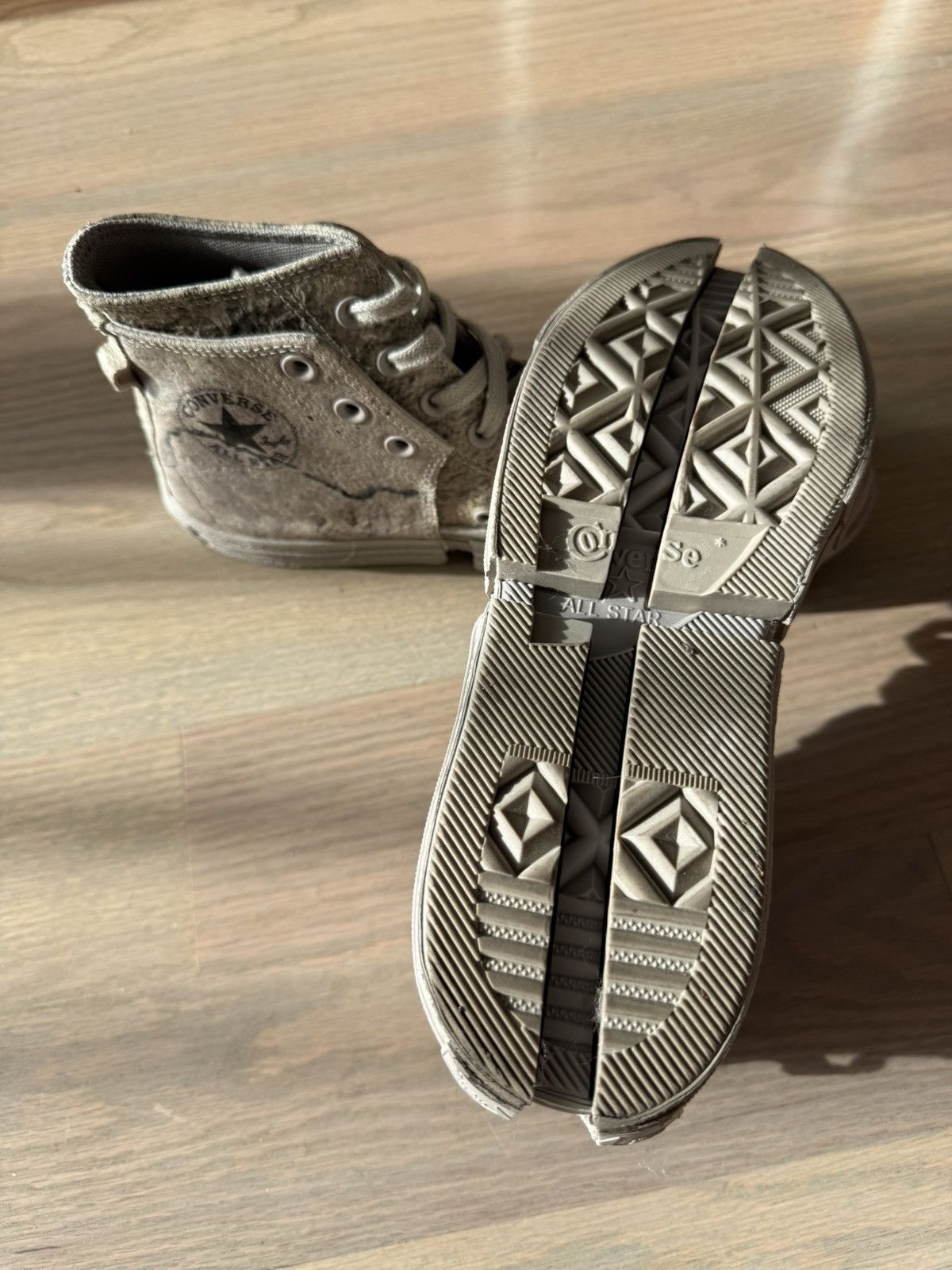 Converse × Feng Chen Wang Feng Chen Wang x Converse 2-in-1 High 'Concrete Grey' Size US 8.5 / EU 41-42 - 3 Thumbnail