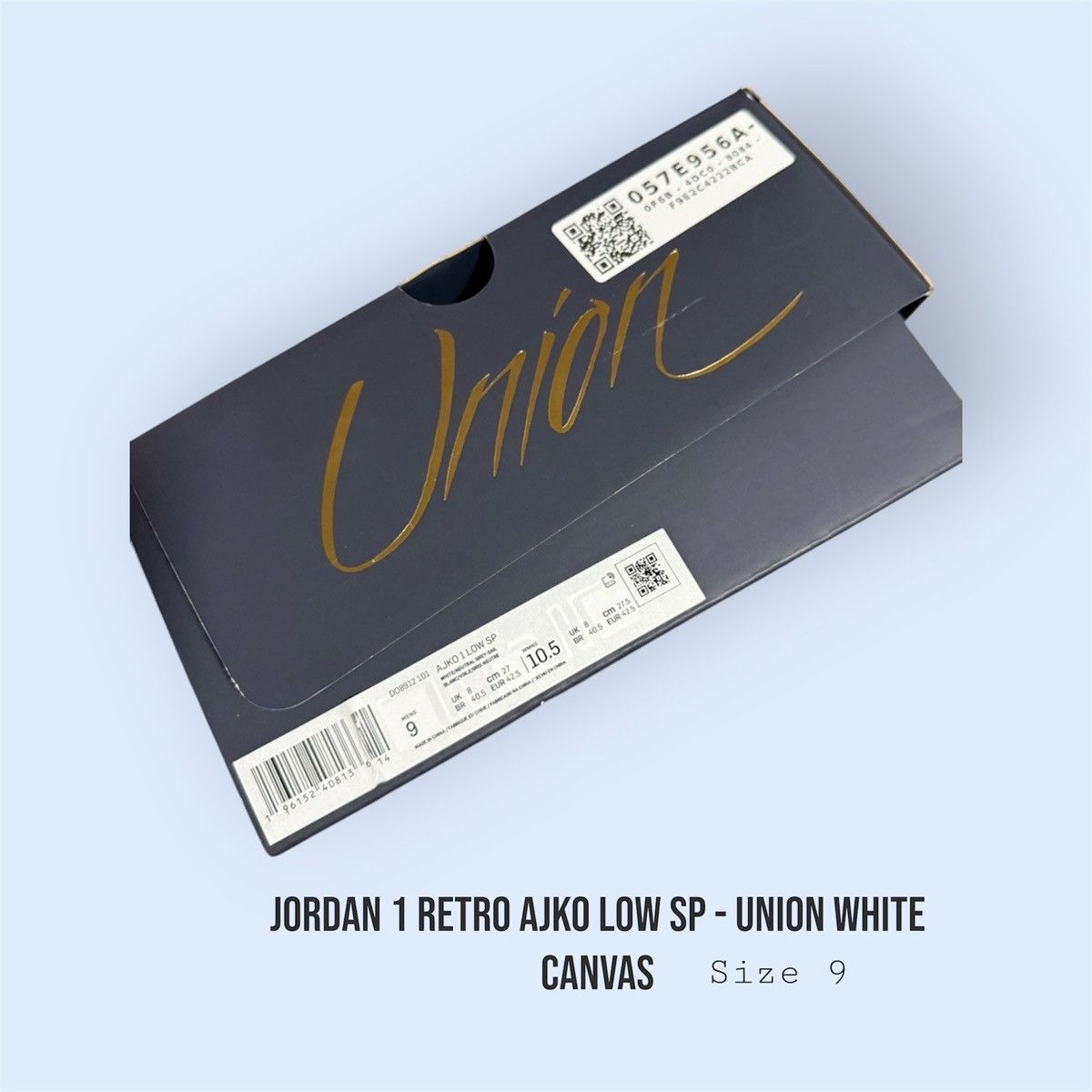 Jordan Brand × Union LA Jordan 1 Retro AJKO Low SP - Union White Canvas Size US 9 / EU 42 - 8 Thumbnail