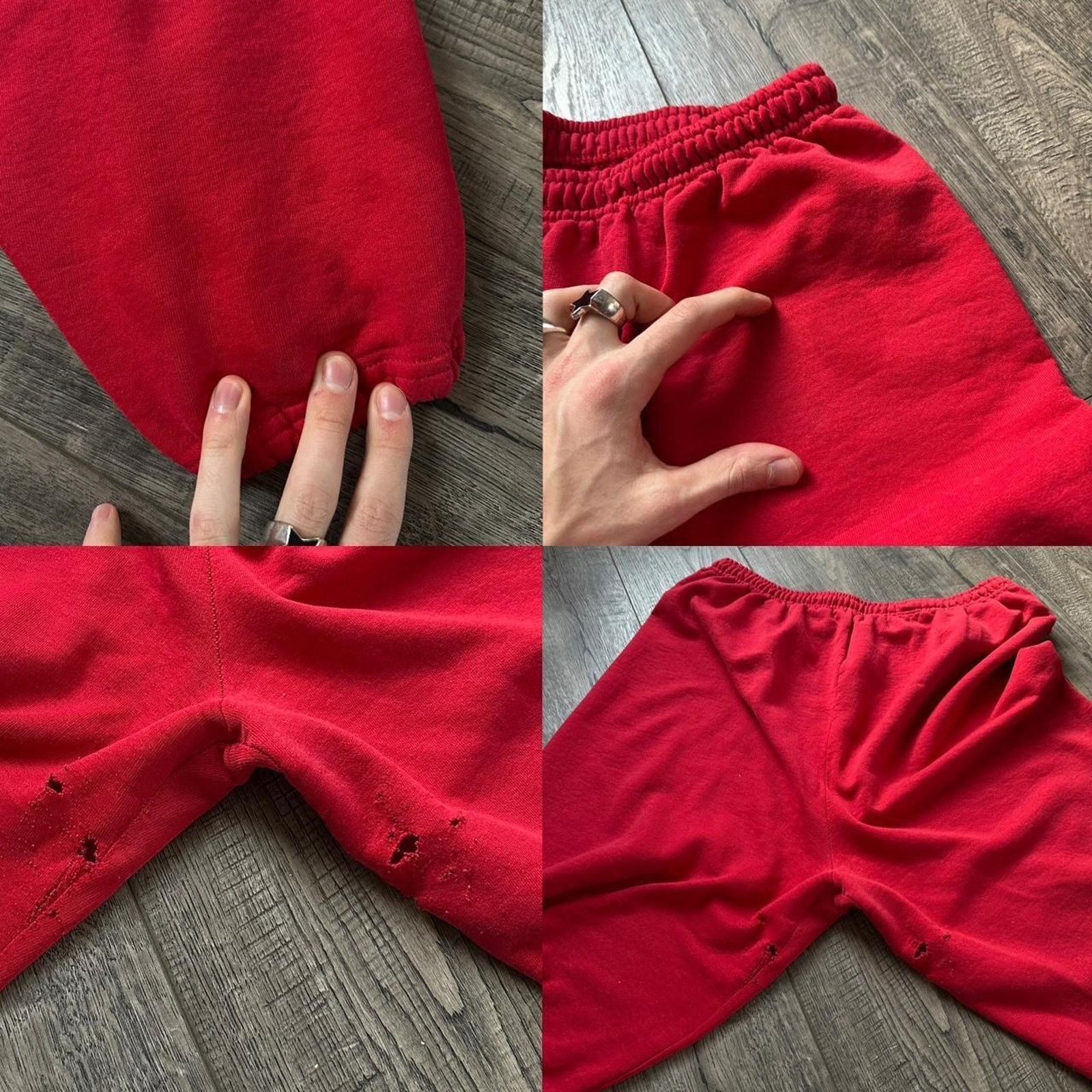 Vintage Vintage 80s Cotton Red Monterey California Sporty Sweatpants Size US 34 / EU 50 - 4 Thumbnail