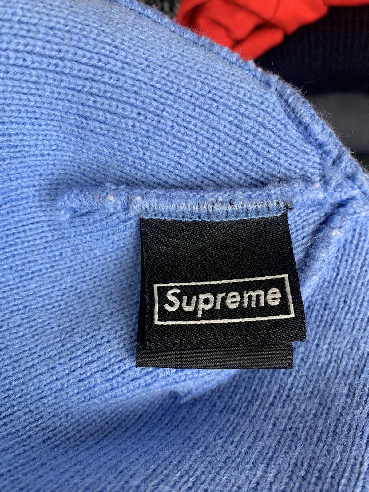 New Era × Supreme Supreme New Era Split Beanie Hat Size ONE SIZE - 16 Thumbnail