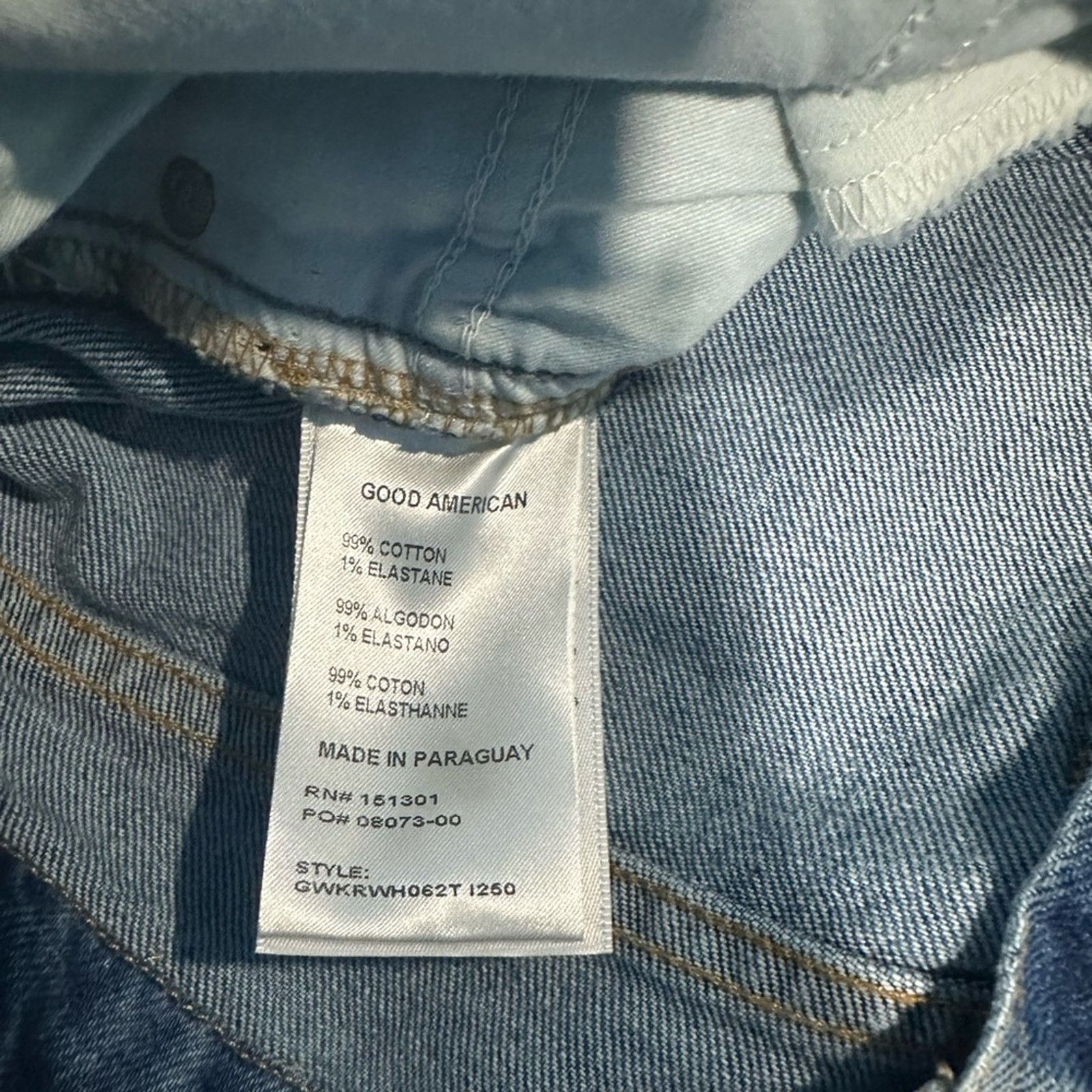 Good American Good American good classic distressed jeans NWT Size 8/29 Size US 29 - 6 Thumbnail