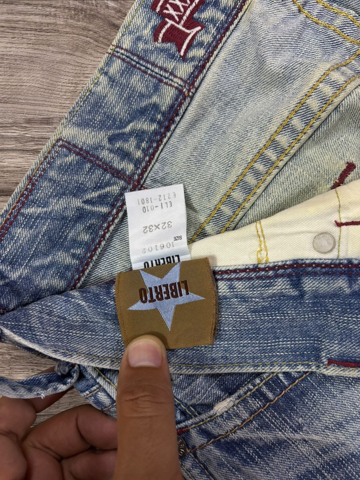 Seditionaries Liberto XXX Cross Paint Grunge Distress Jeans Size US 34 / EU 50 - 10 Thumbnail