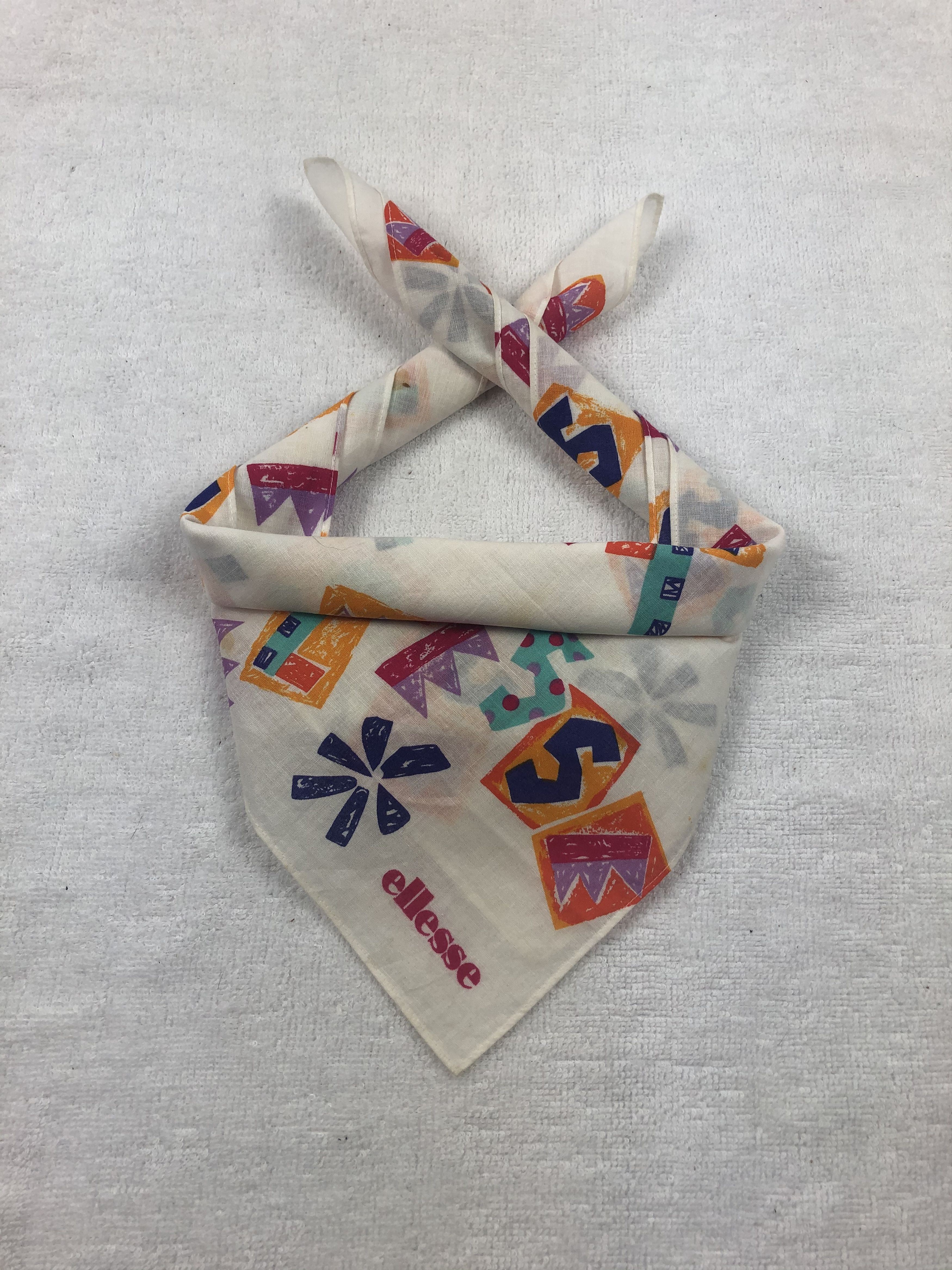 Ellesse × Vintage Ellesse Handkerchief / Bandana / Neckerchief Size ONE SIZE - 1 Thumbnail
