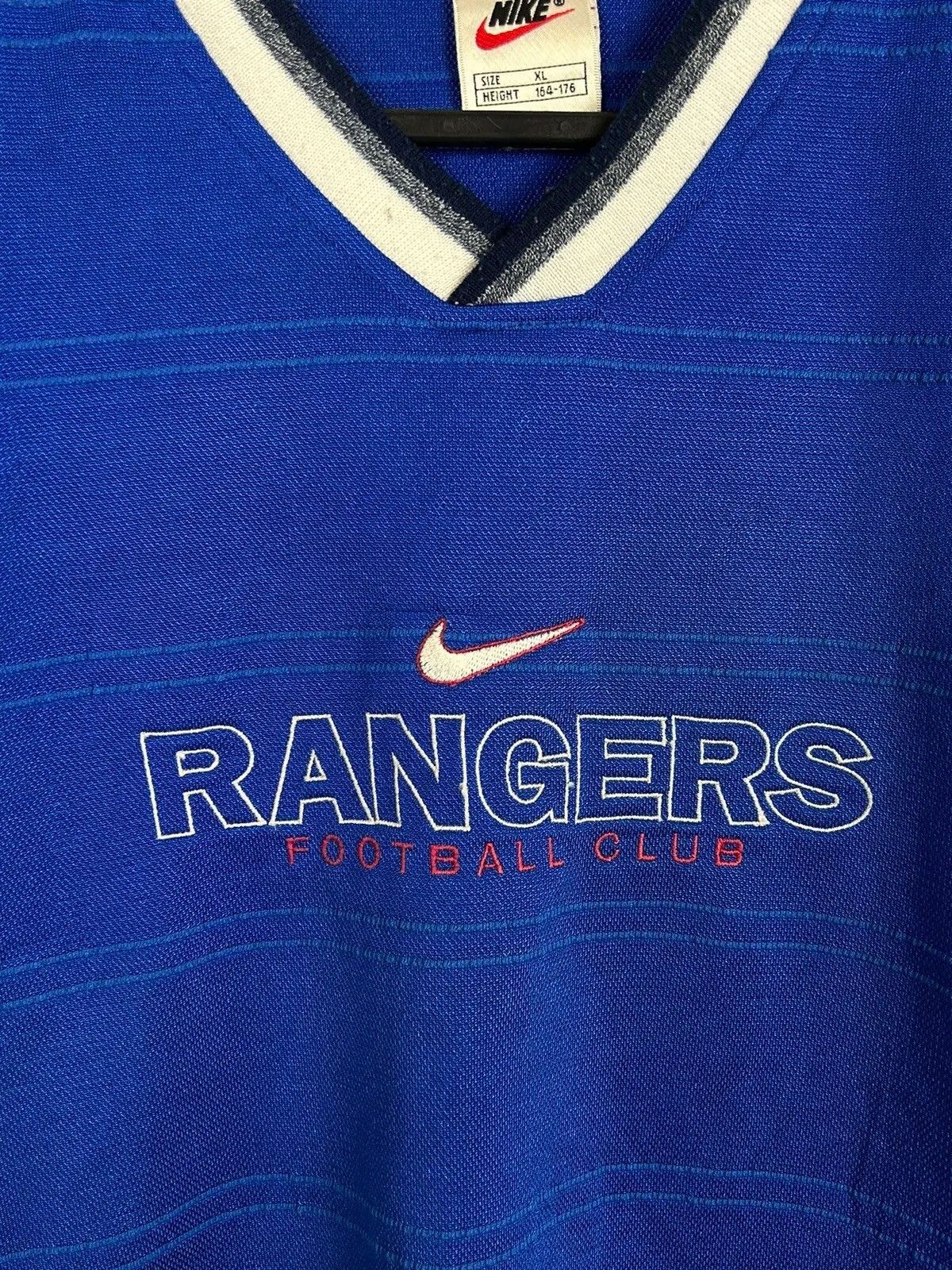 Nike 90s Vintage Glasgow Rangers Nike Training Soccer Jersey Size US S / EU 44-46 / 1 - 3 Thumbnail