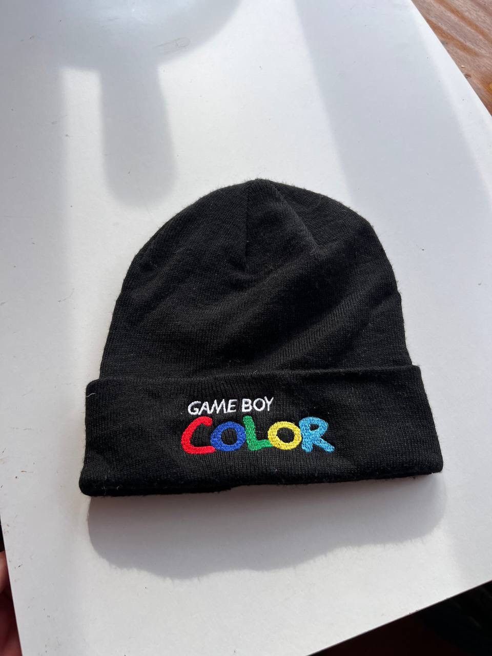 Sonic Lab Vintage Nintendo Game Boy Colour Multicolour Logo Beanie Hat Size ONE SIZE - 1 Thumbnail