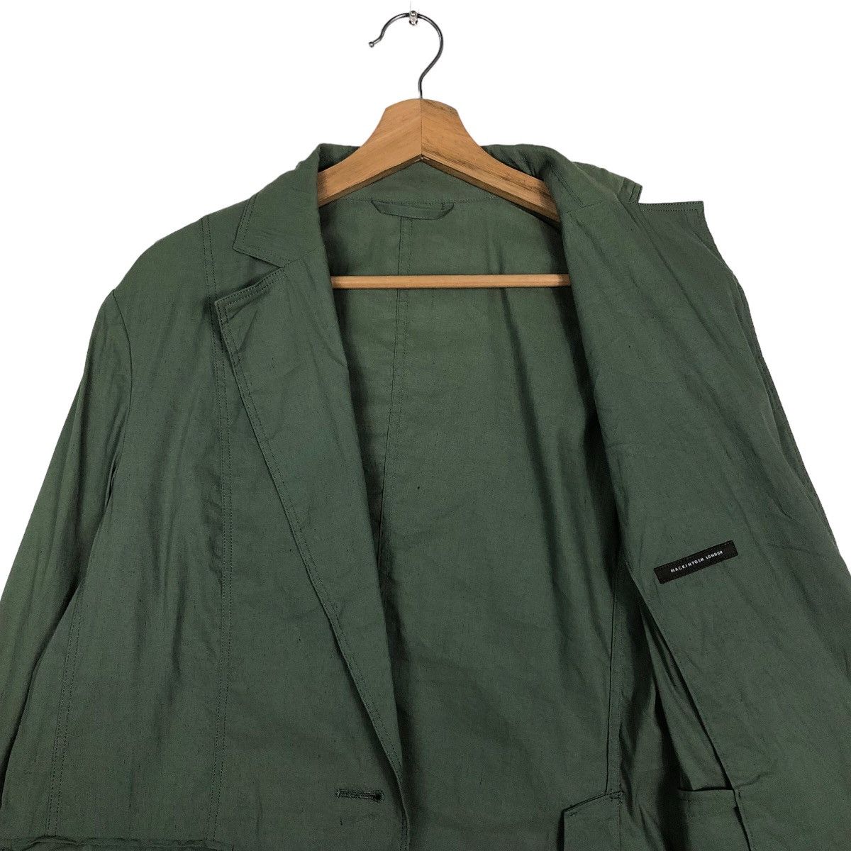 Japanese Brand 🔥Olive Green Military Vintage Chore Jacket Mackintosh Size US M / EU 48-50 / 2 - 12 Thumbnail