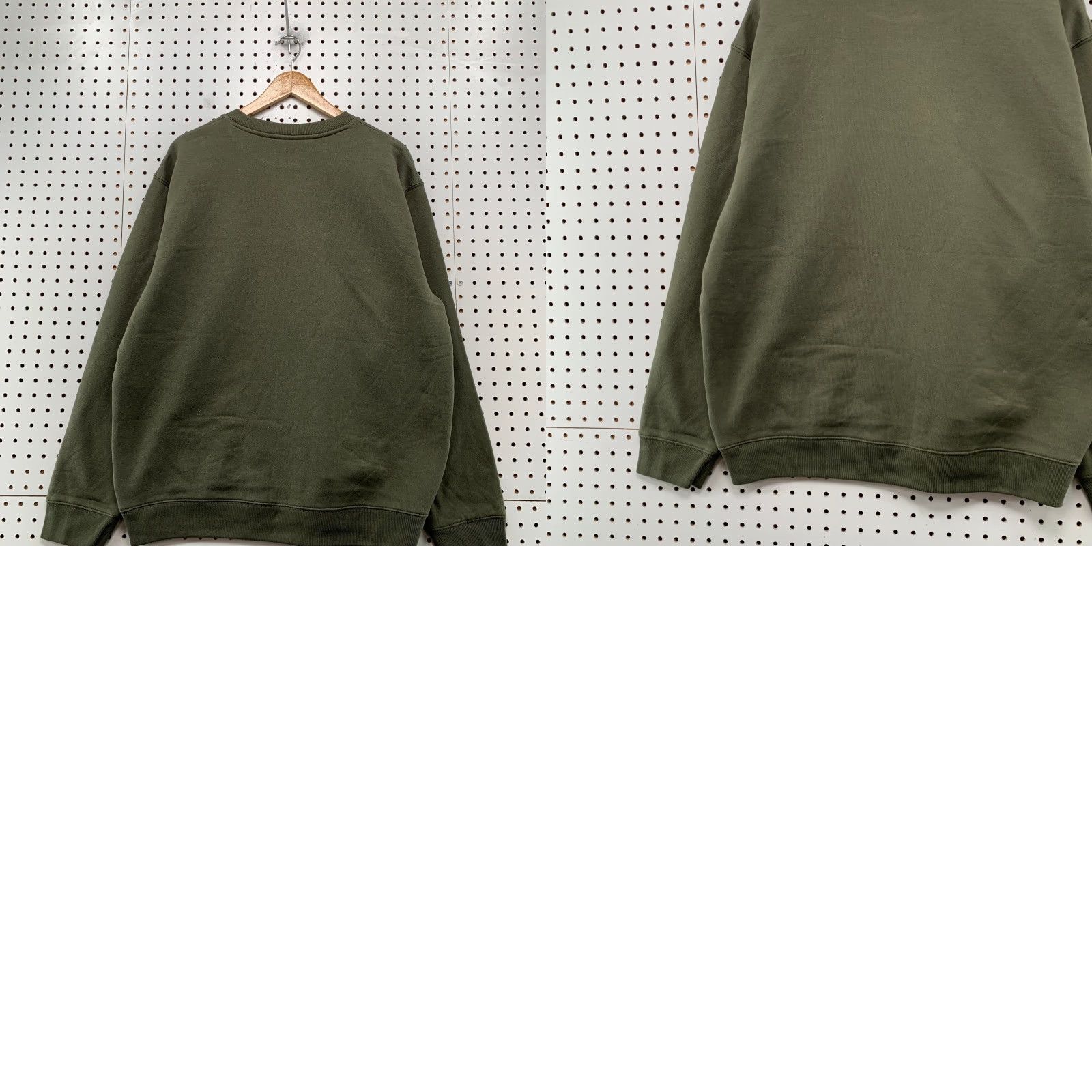 Lacoste Lacoste Sweatshirt Mens 2XL Olive Green Fleece Crewneck Pullover Striped Cotton Winter 2XL Mens Green Lacoste Sweatshirt Size US XXL / EU 58 / 5 - 9 Thumbnail