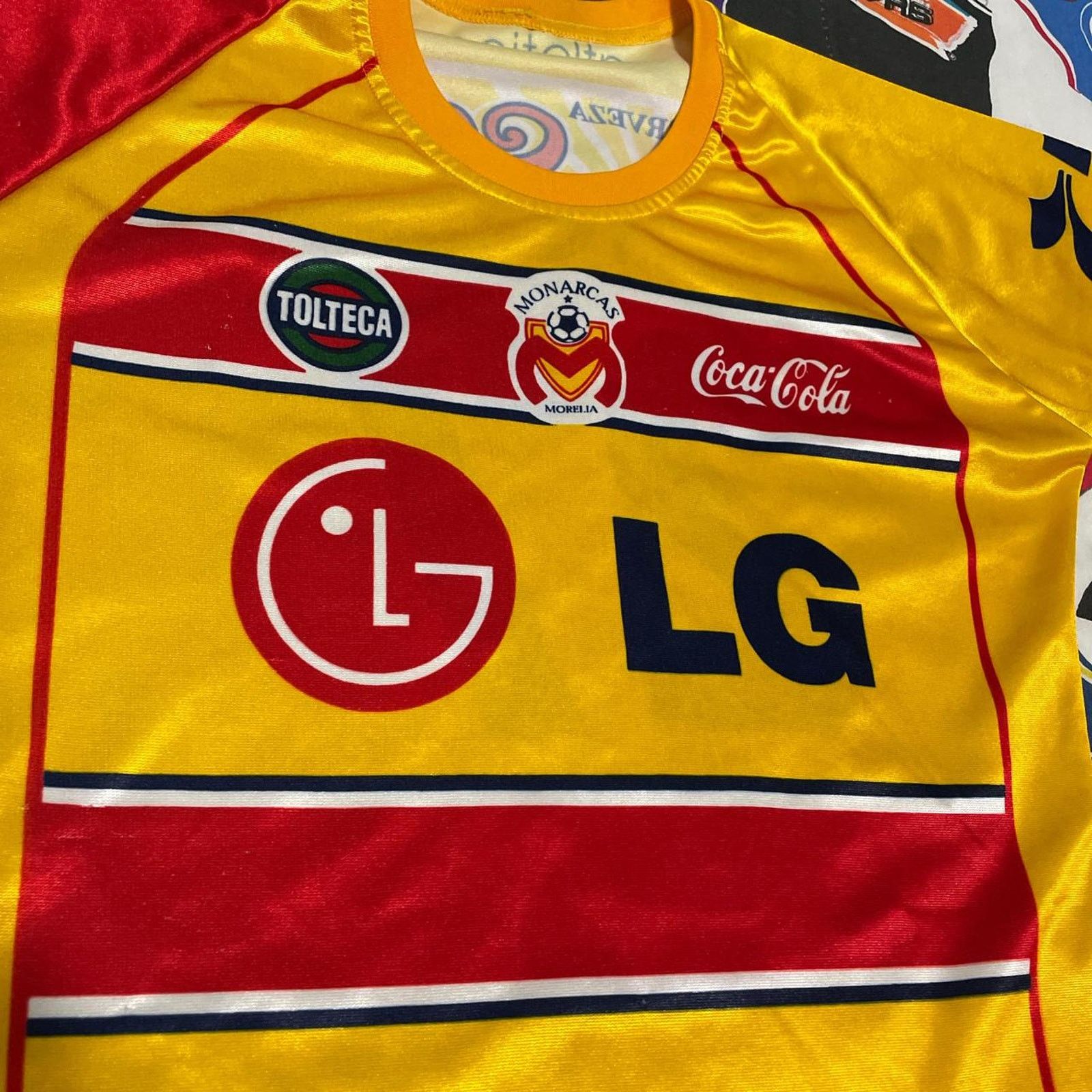 Vintage Vintage 03/04 Monarca Morelia Atletica Coca Cola Sol Jersey Size S / US 4 / IT 40 - 3 Thumbnail