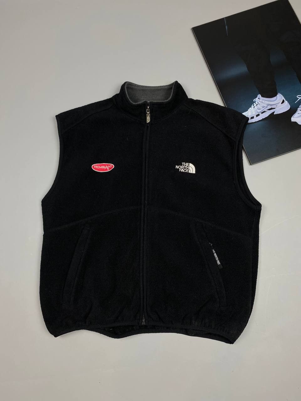 The North Face Vintage 90s North Face Vest Fleece Sleeveless Jacket Black Size US M / EU 48-50 / 2 - 3 Thumbnail