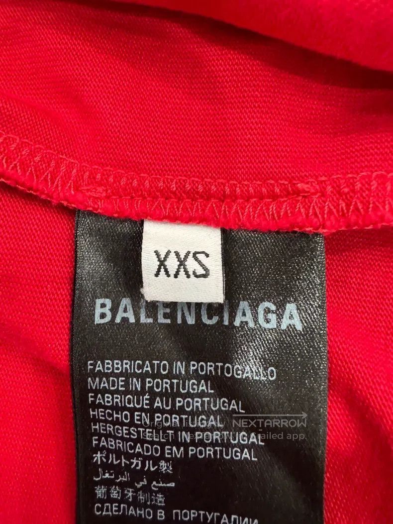 Balenciaga Balenciaga Tape Coca-Cola Letter Logo Red Short Sleeve Size US XXS / EU 40 - 7 Thumbnail