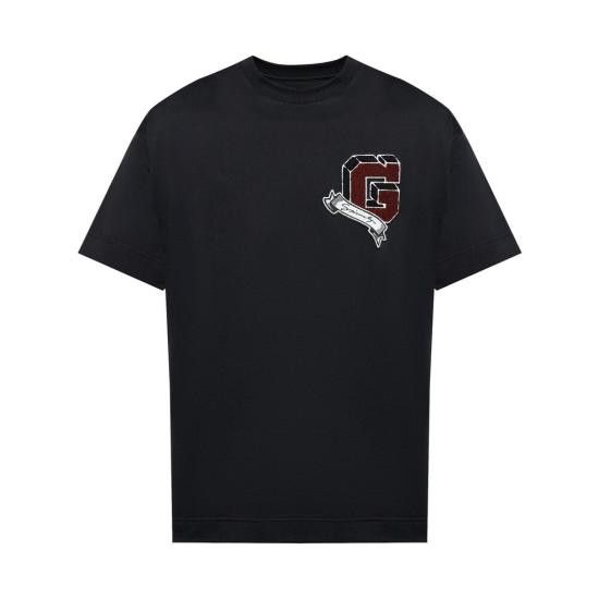 Tシャツ・カットソー GIVENCHY Men Polo Shirts BM71MG3YPH 013 BLACK Givenchy - Black T-shirt with logo-print | Exclusive