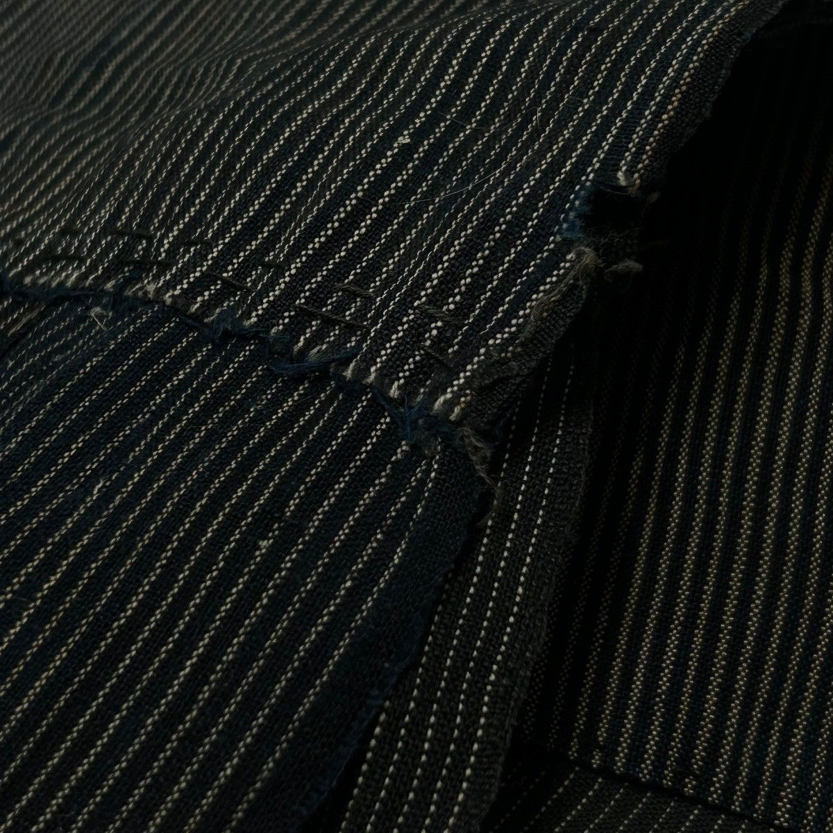 Japanese Brand 321 1930s BORO Japanese Indigo Fabric Vintage Cloth Kimono Size ONE SIZE - 19 Thumbnail