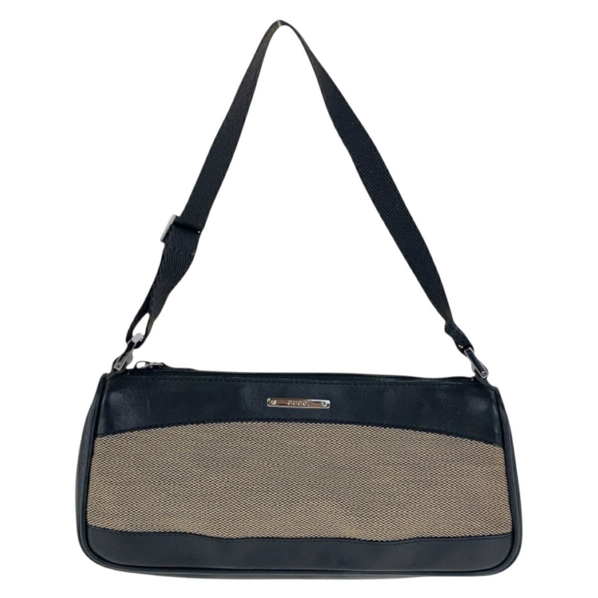Gucci Gucci Gucci Canvas/Leather Handbag Textile Handbag 92820 DUTY FREE for USA Size ONE SIZE - 1 Thumbnail