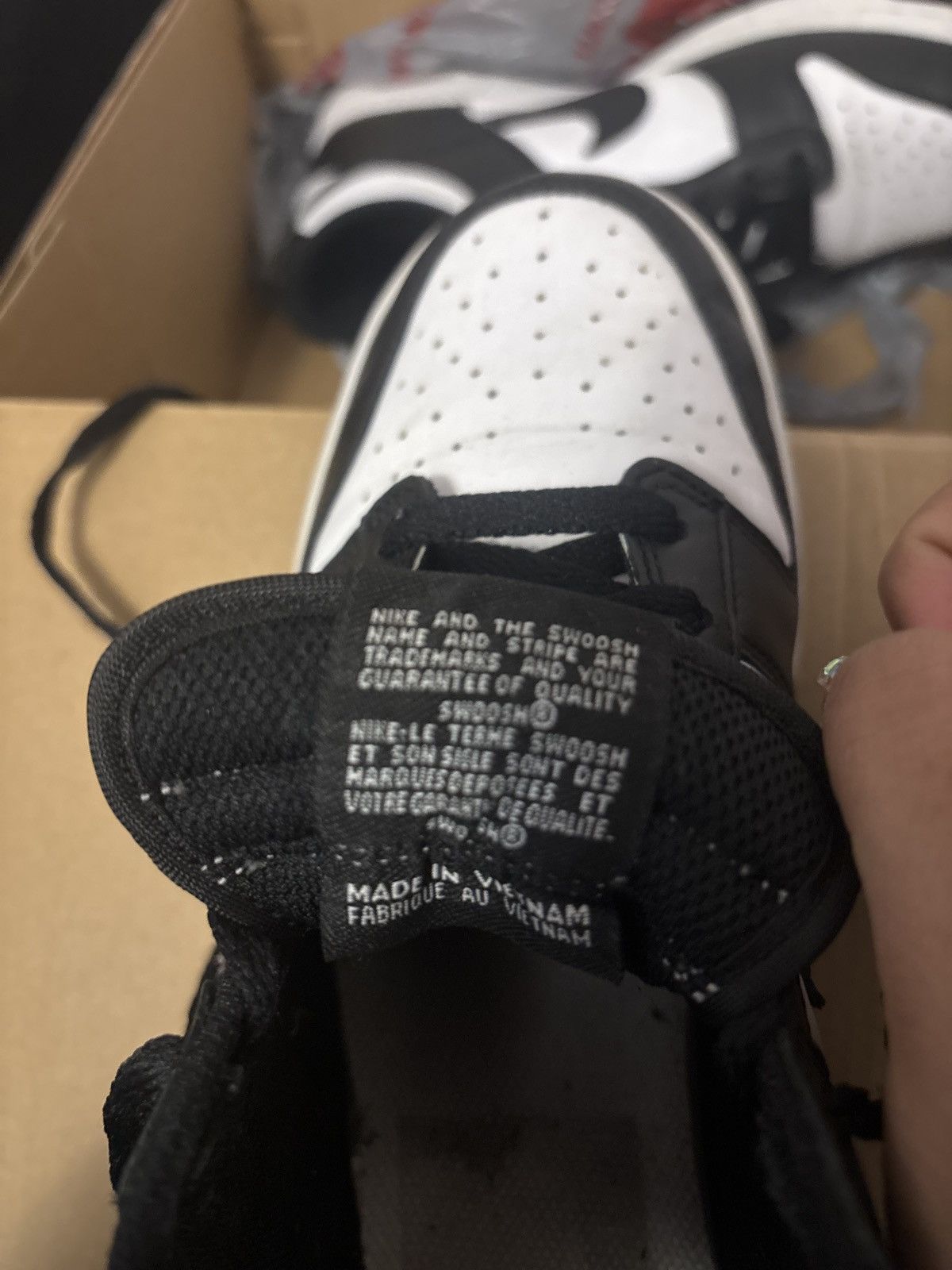 Nike Panda Dunk low Size 6.5 Y Size US 6.5 / EU 39-40 - 7 Thumbnail