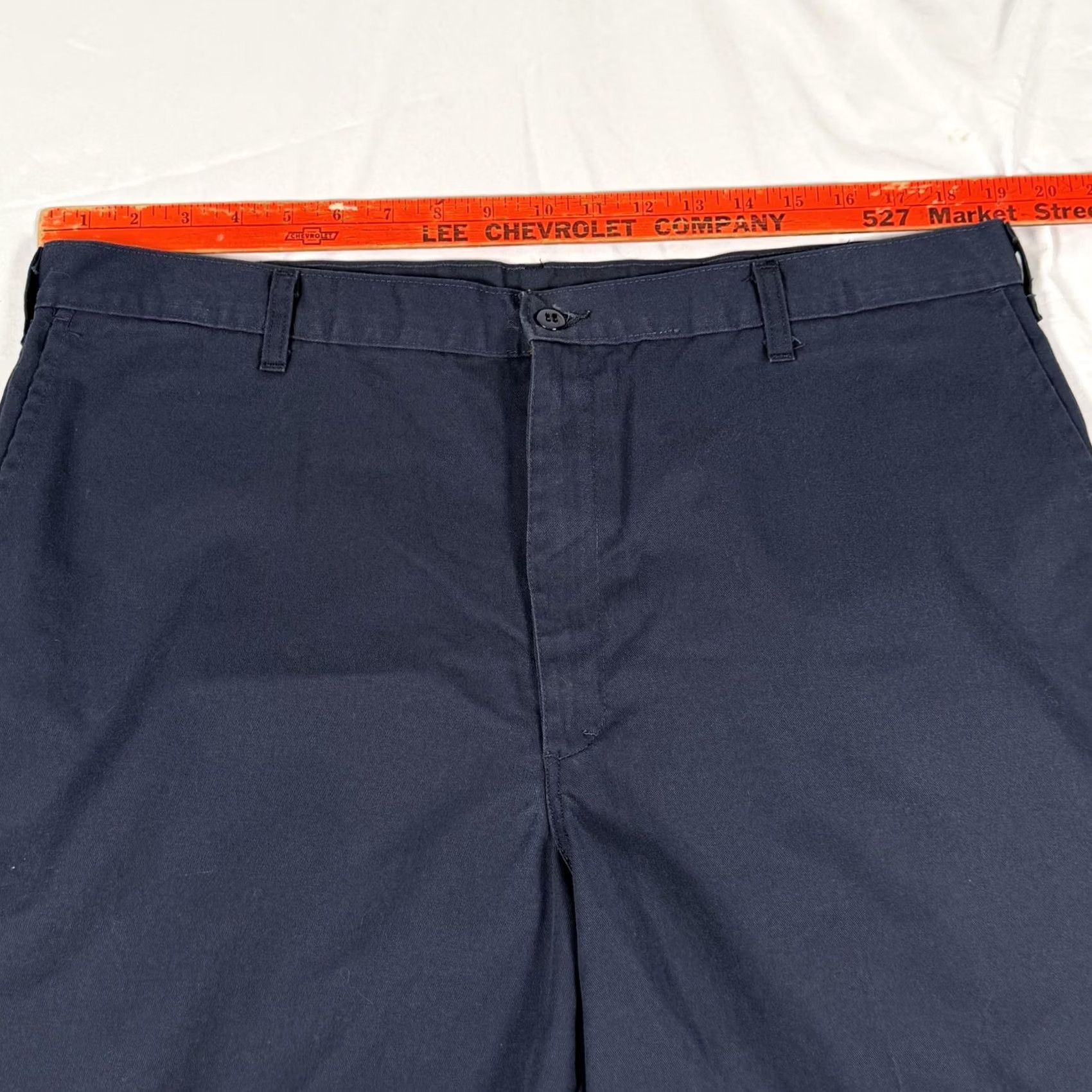 Dickies Dickies Pants Mens 38x30 Navy Blue Workwear Double Knee Utility Straight Leg Size US 38 / EU 54 - 7 Thumbnail