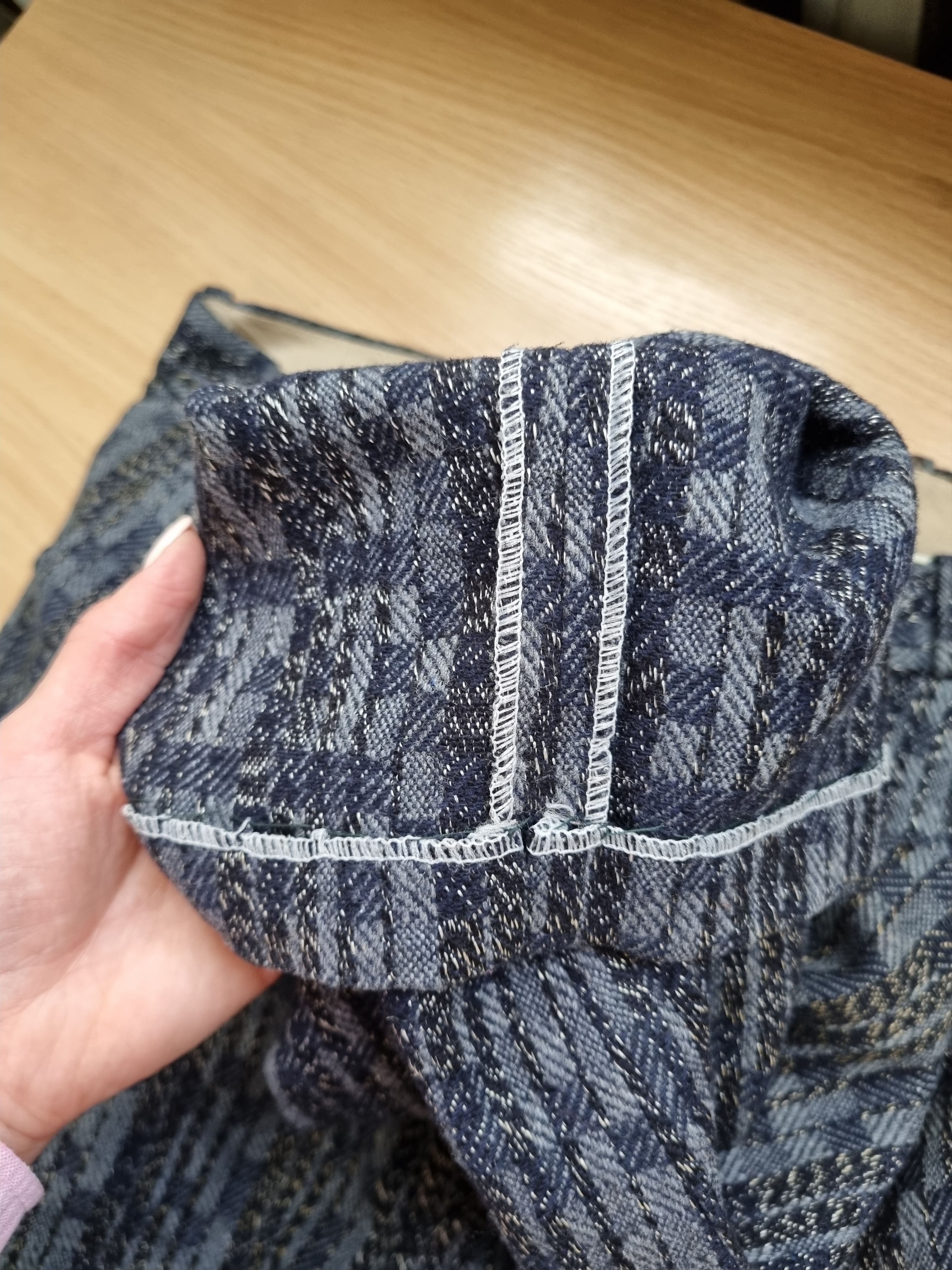 Seditionaries × Vintage 90s Unique Gorgeous Knitted Wool Pants Missoni Style Size US 33 - 17 Thumbnail