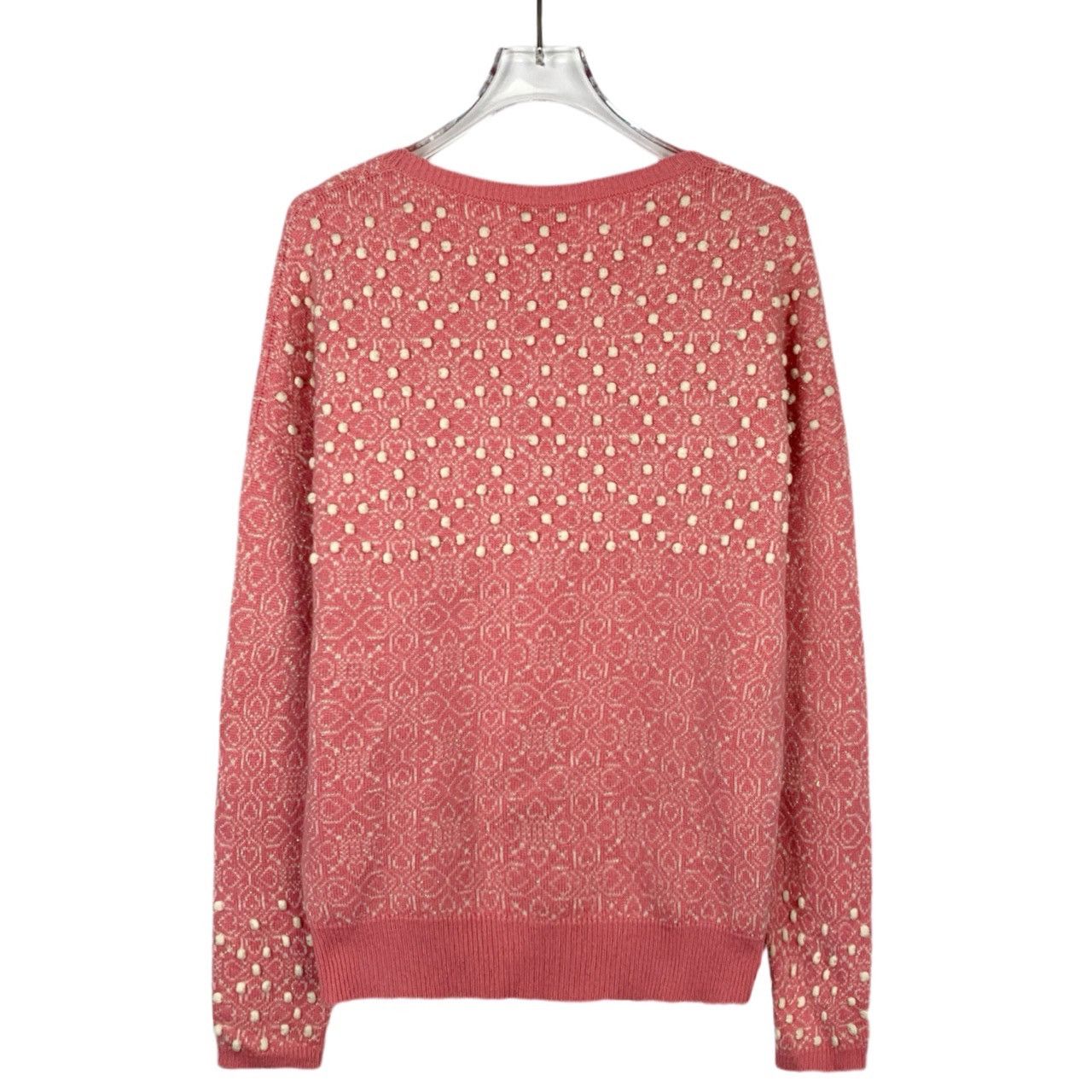 Chanel Chanel Knitwear Pink Gem-Tweed Cashmere Sweater (Size L) Size L / US 10 / IT 46 - 8 Thumbnail