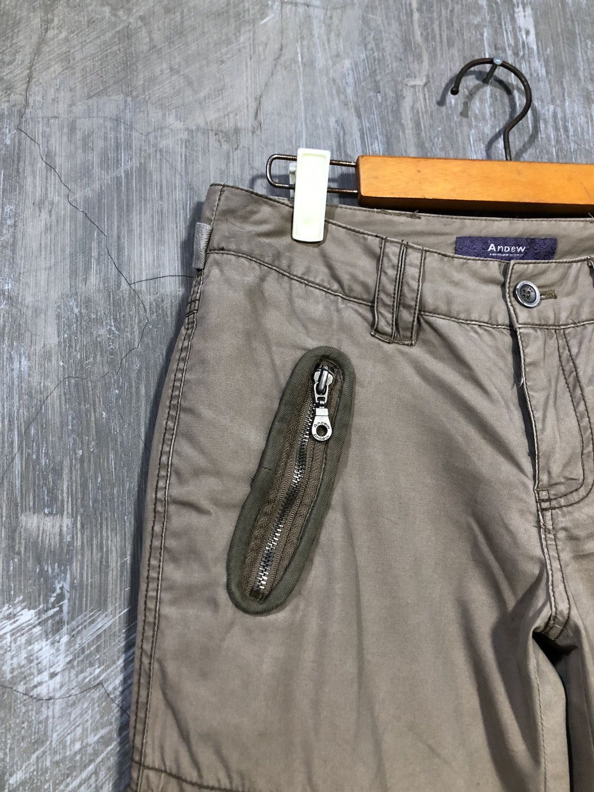 Japanese Brand × Vintage Japanese Andew Cargo Pants Size US 28 / EU 44 - 7 Thumbnail