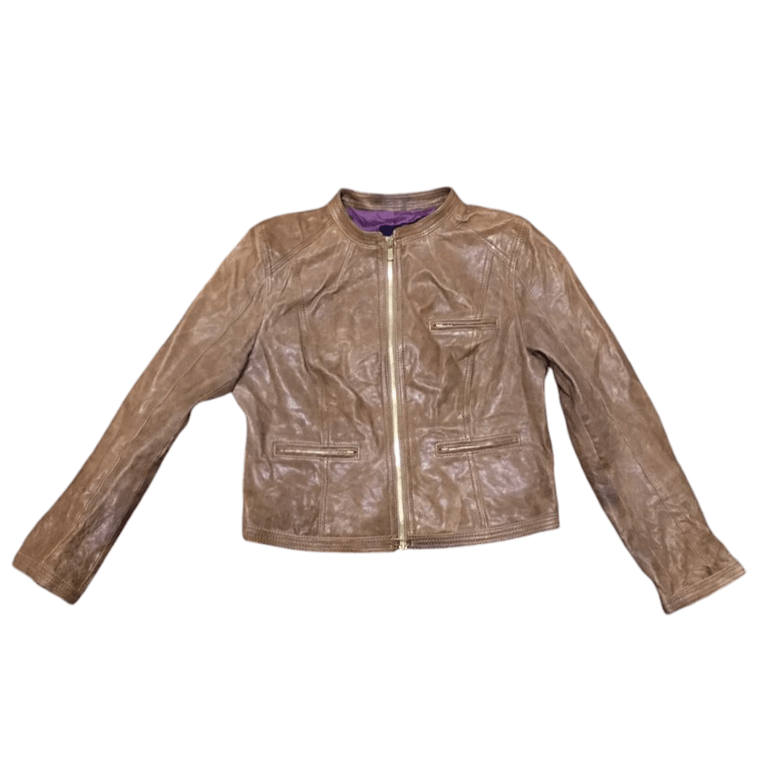 Genuine Leather × Tomorrowland Vintage Tomorrowland Leather Jacket Size XS / US 0-2 / IT 36-38 - 1 Thumbnail