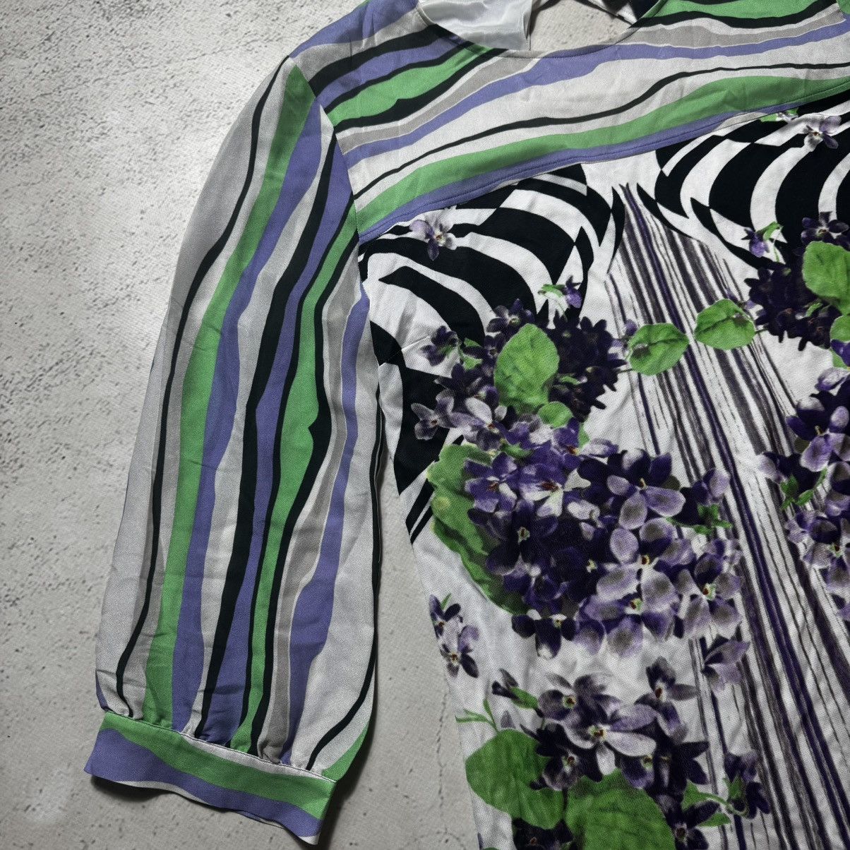 Just Cavalli × Roberto Cavalli vintage class roberto cavalli silk dress flowers print Size XL / US 12-14 / IT 48-50 - 3 Thumbnail