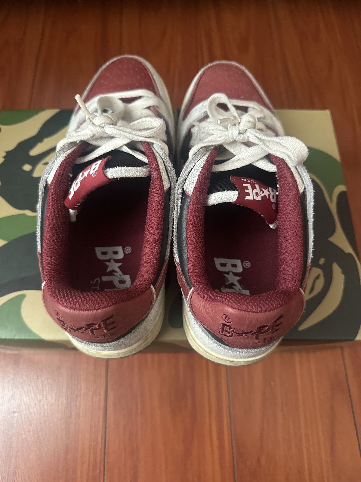 Bape Sk8 sta #4 red sneaker Size US 7.5 / EU 40-41 - 4 Thumbnail