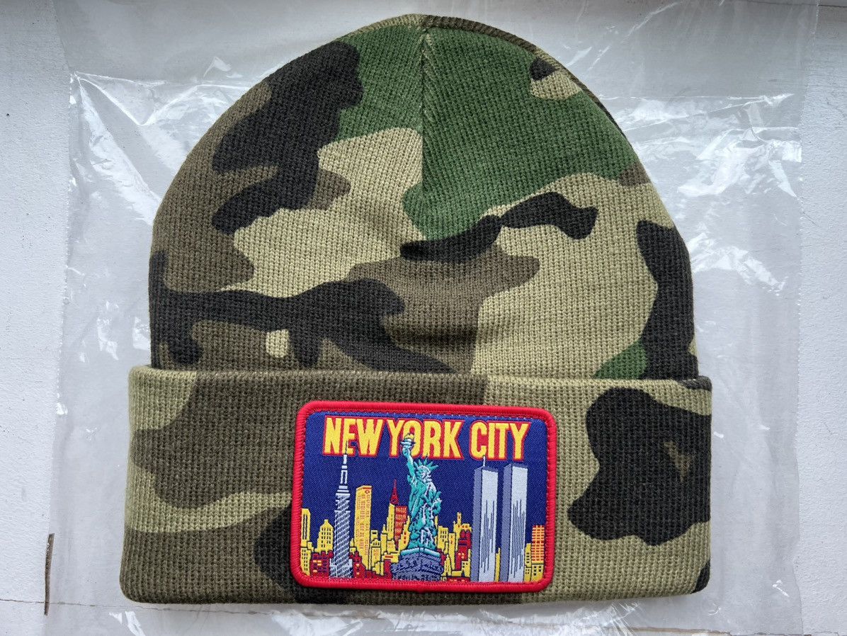 Supreme Supreme NY Patch Beanie FW19 Size ONE SIZE - 2 Thumbnail